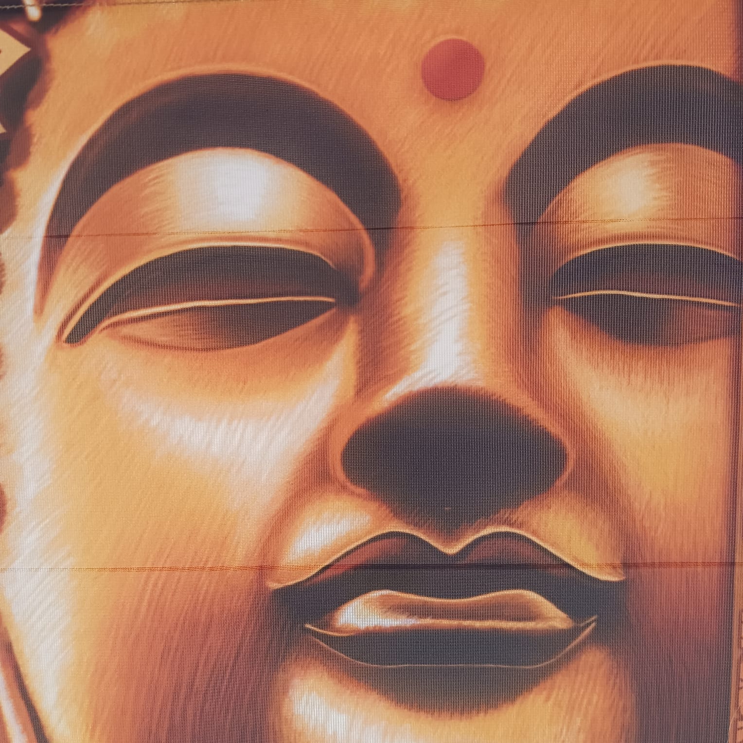 Meditation Banner | Golden Buddha