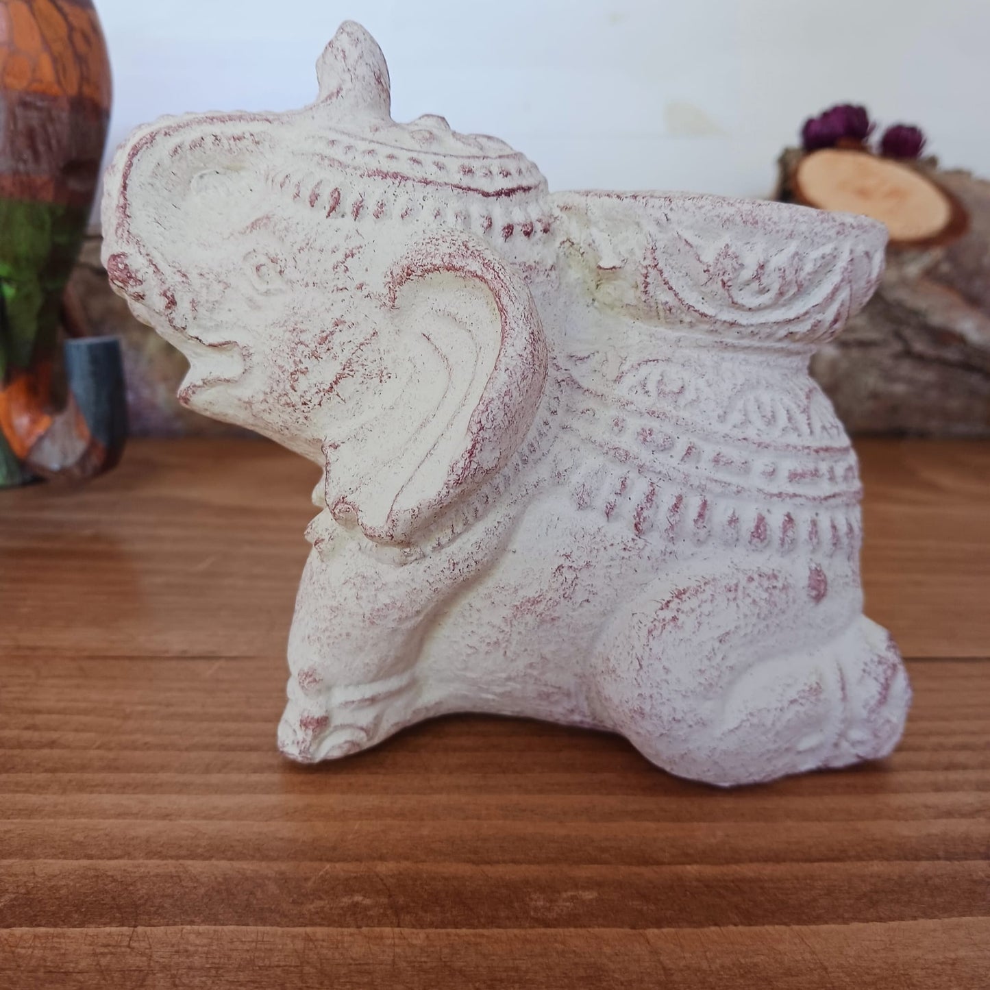 Elephant Incense & Candle Holder