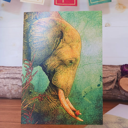 Listen Birthday Card | Elephant themed Birthday cards eco friendly