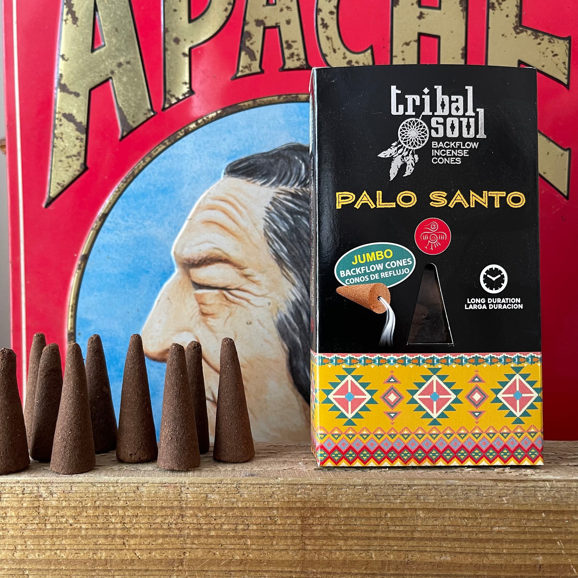 Tribal soul jumbo Backflow  incense Cones Palo Santo