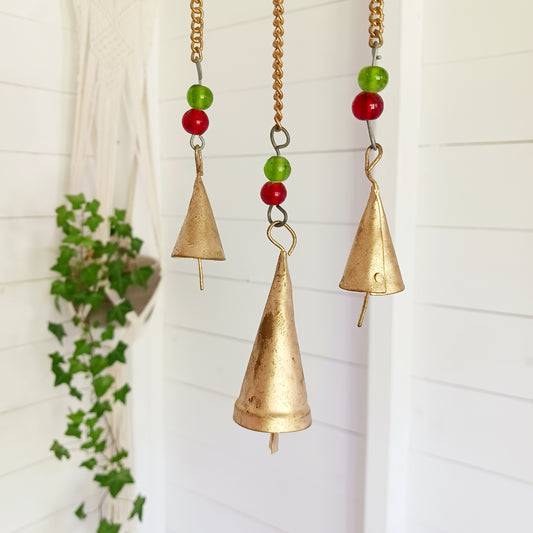 Create a peaceful and uplifting atmosphere with this beautifully crafted Angel Indian Chime with Brass Bells. Featuring an intricately detailed angel figure symbolizing protection, guidance, and serenity, this decorative hanging chime is designed to bring a sense of calm and spiritual harmony to any home, garden, meditation space, or sacred area.
