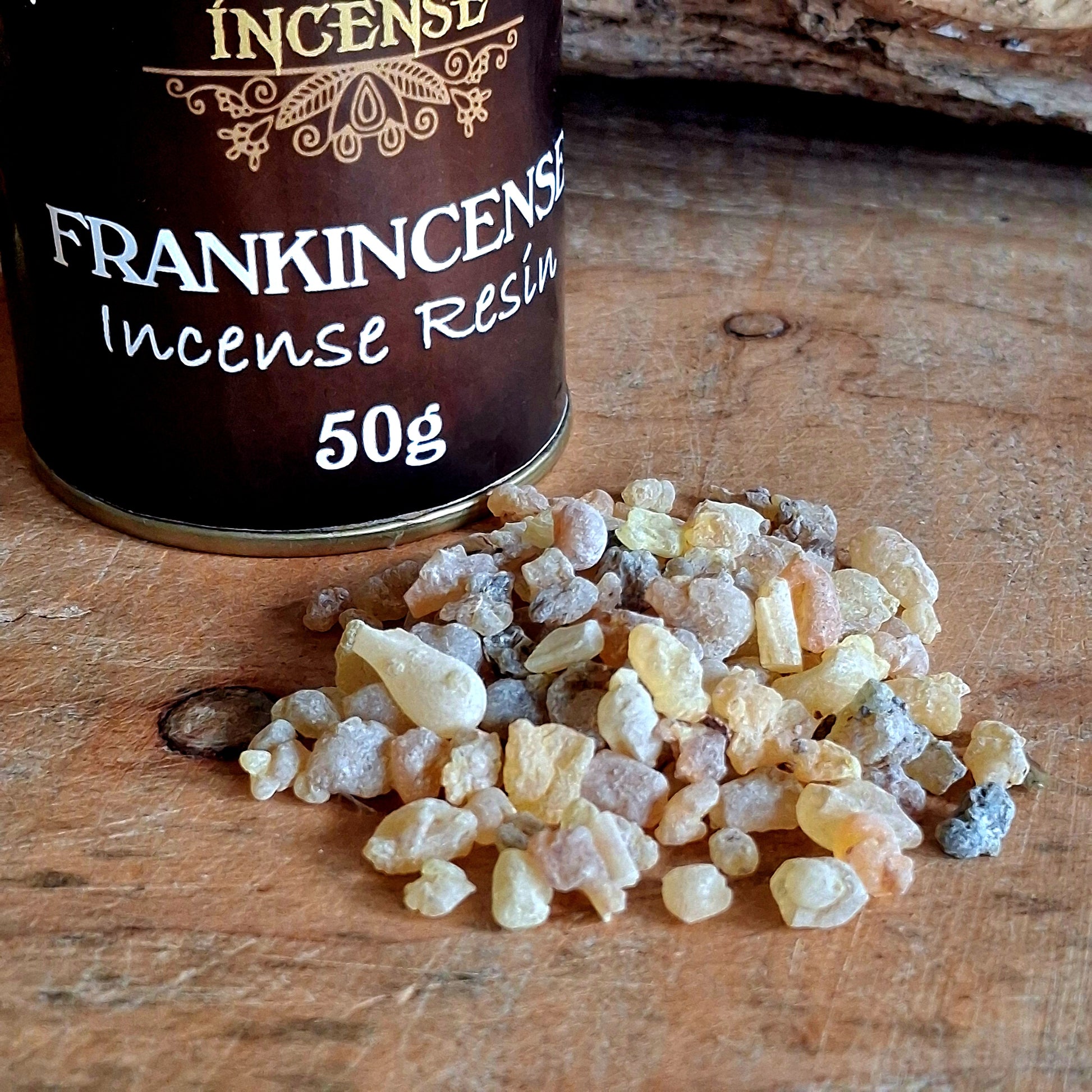 This 50g tub of Frankincense Resin offers enough for many rituals, meditations, and blessings. When placed upon glowing charcoal, it releases a rich, citrusy, and balsamic fragrance that fills your space with an uplifting and protective presence.