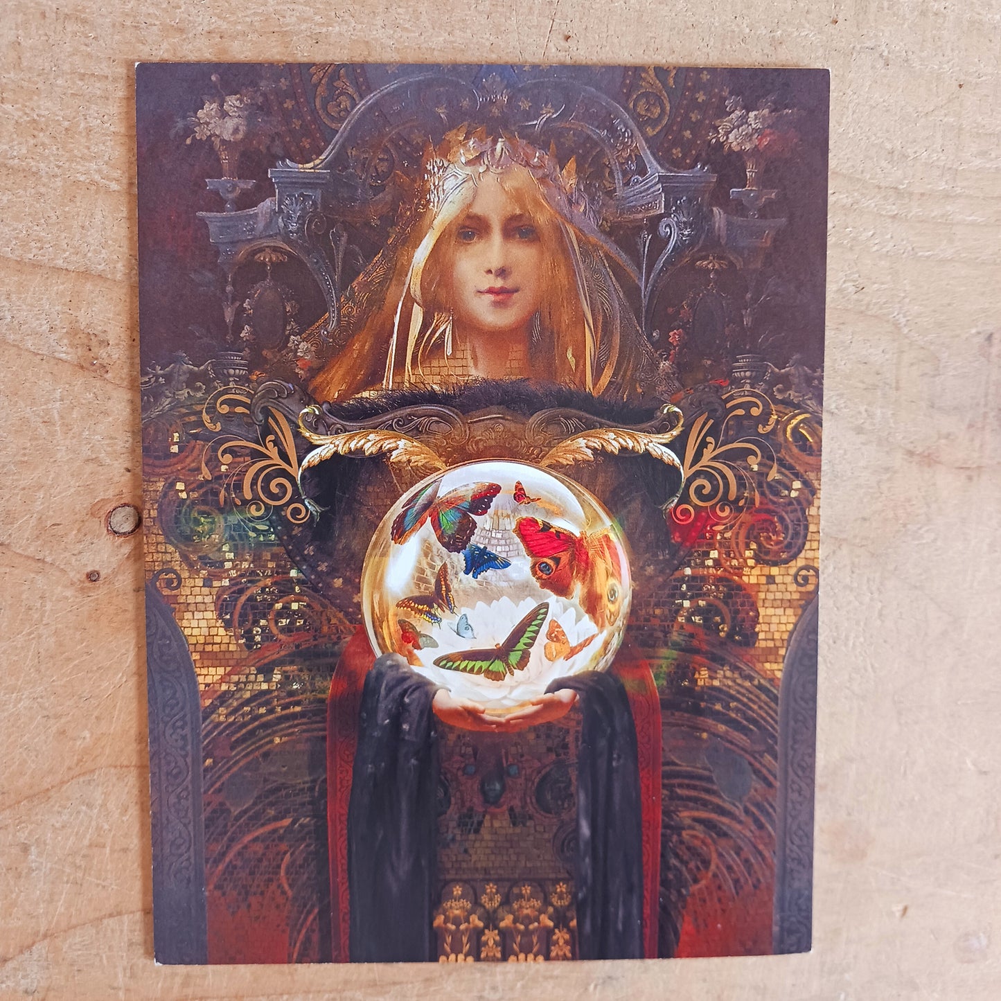 Unique Birthday card for friends and family.

Inside Reads: May the love and light you give to the world return to you today. Happy Birthday.