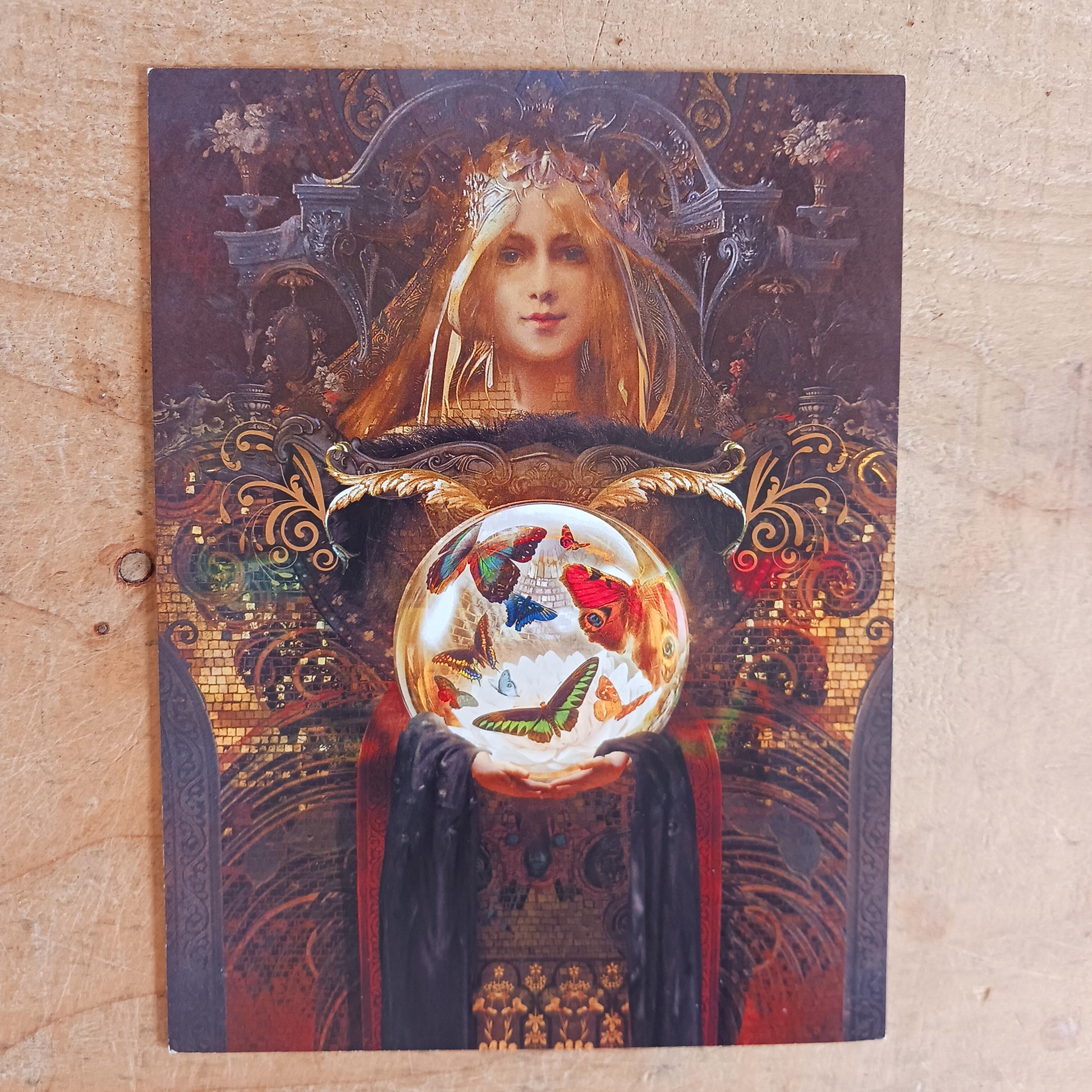 Unique Birthday card for friends and family.

Inside Reads: May the love and light you give to the world return to you today. Happy Birthday.