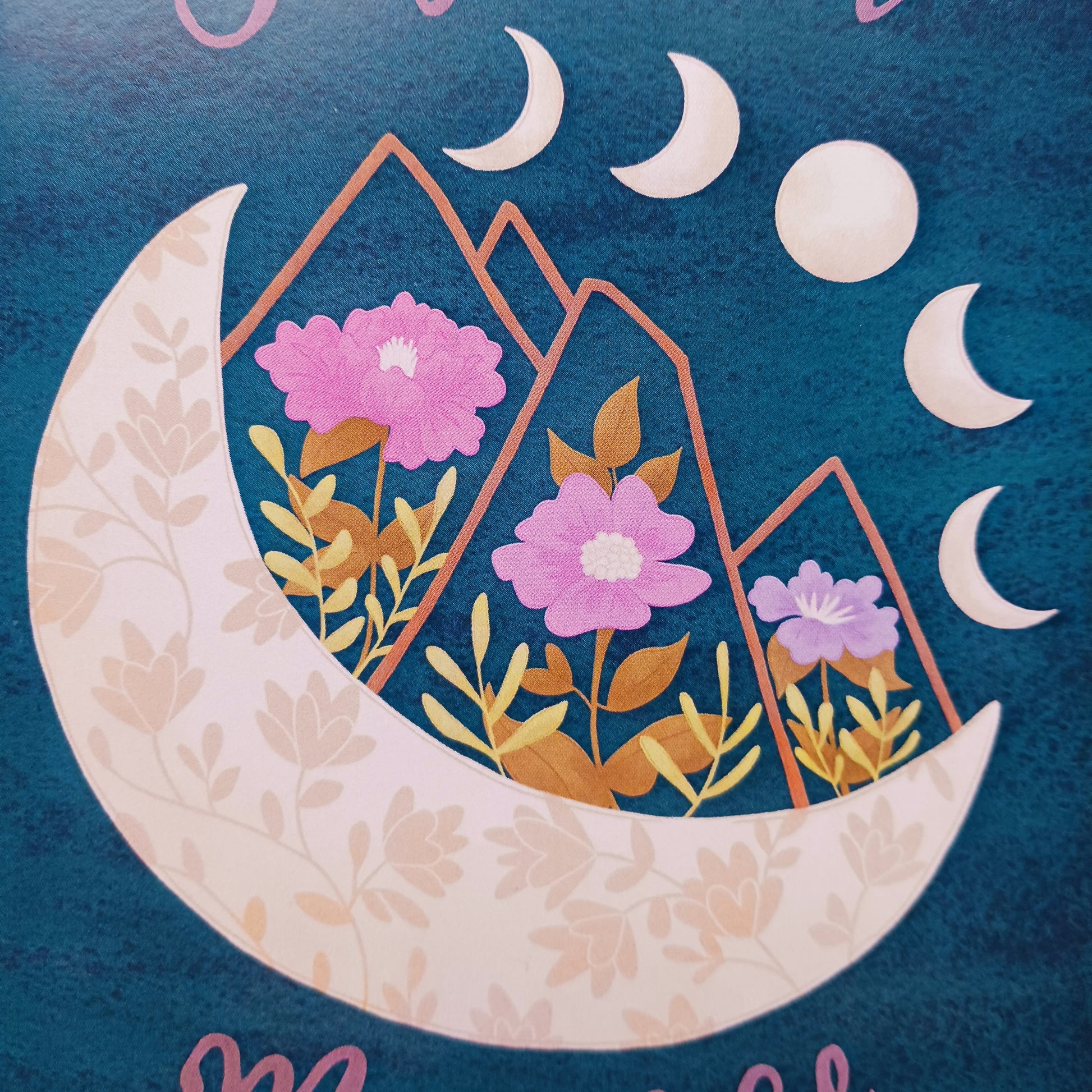 Stay Wild Moonchild friendship and encouragement, all occasion greetings card. This card is blank inside for you to write your own message. It comes with an illustrated envelope. Each card also has faint artwork inside.