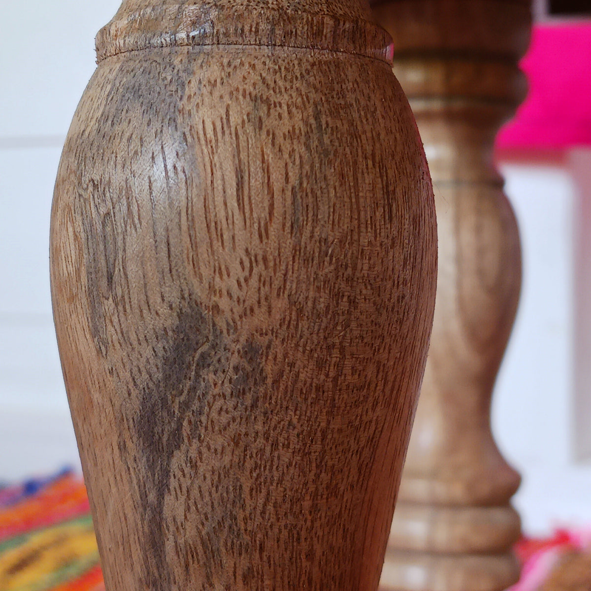 Bring peace and tranquillity to your home with this beautiful handcrafted mango wood table, featuring an intricately carved Buddha and Lotus Flower design on the tabletop. Combining traditional craftsmanship with spiritual symbolism, this unique wooden table makes a wonderful addition to a meditation space, Buddhist altar, yoga room or peaceful home sanctuary.
