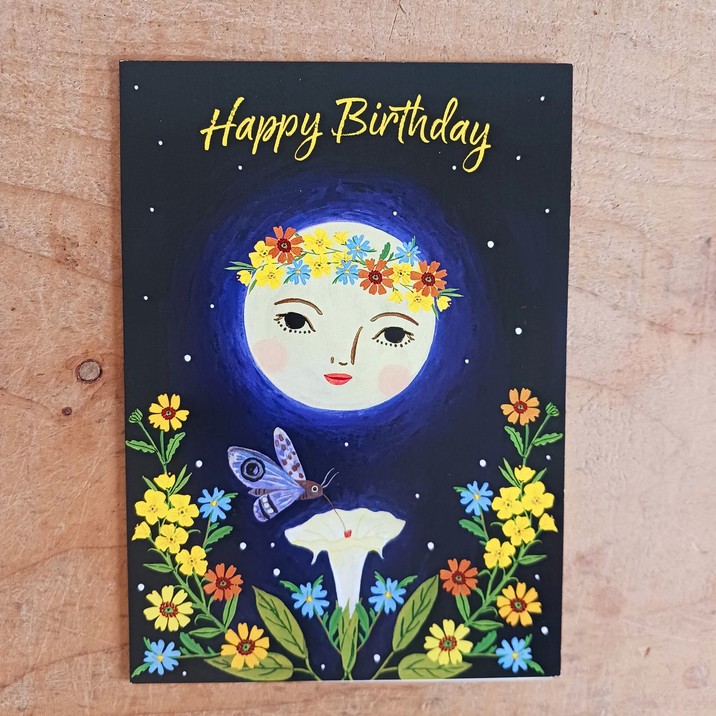 Light Love Spirit Birthday card with message inside that reads:

May your light shine bright today!
