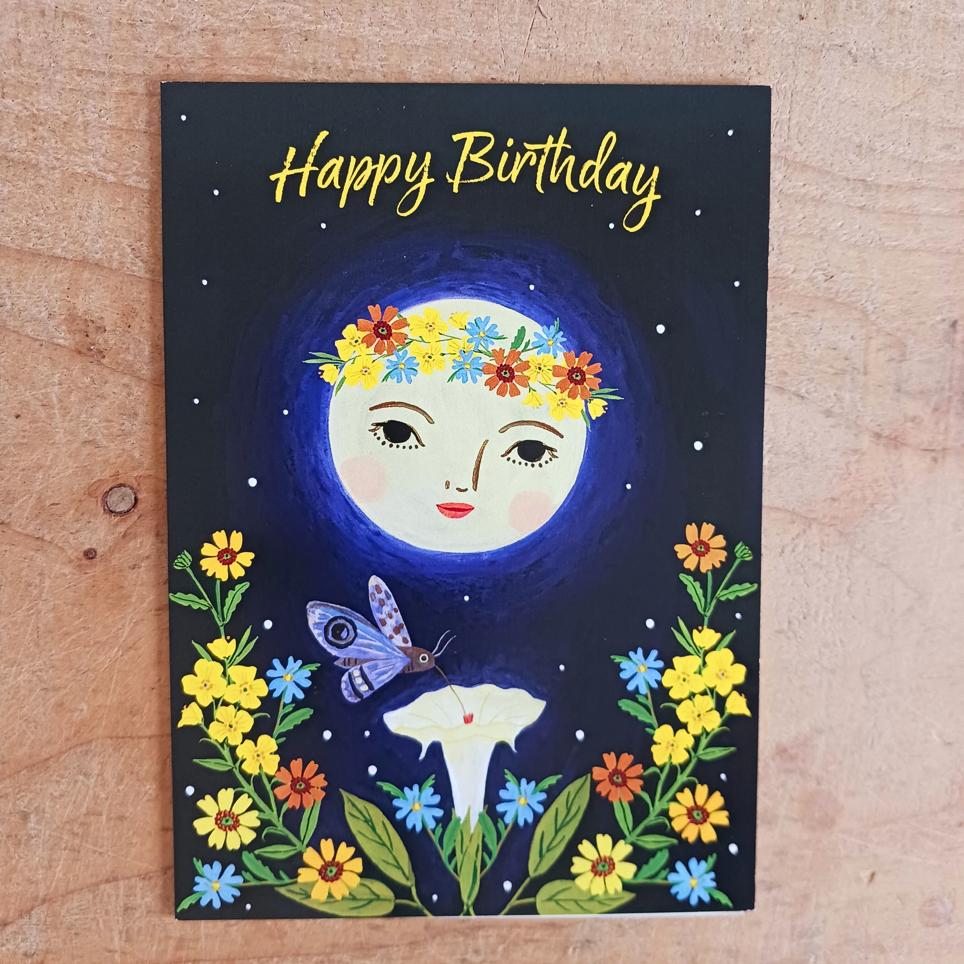 Light Love Spirit Birthday card with message inside that reads:

May your light shine bright today!