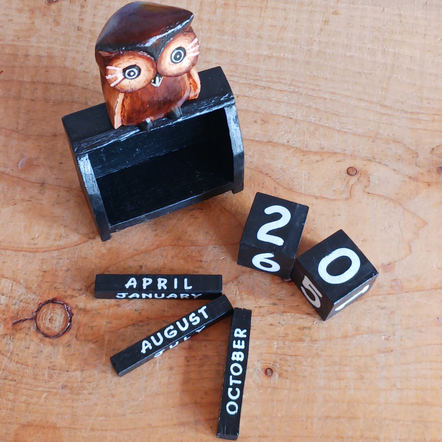 Stay organized and inspired with our large Wooden Calendar featuring a beautifully detailed nocturnal owl design. Crafted to blend function and artistry, this eco-friendly calendar adds a touch of nature to your daily routine. Perfect for home, office, or as a thoughtful gift, it helps you keep track of important dates while enjoying the calming beauty of the night owl. A timeless piece that brings charm, practicality, and inspiration to any space.