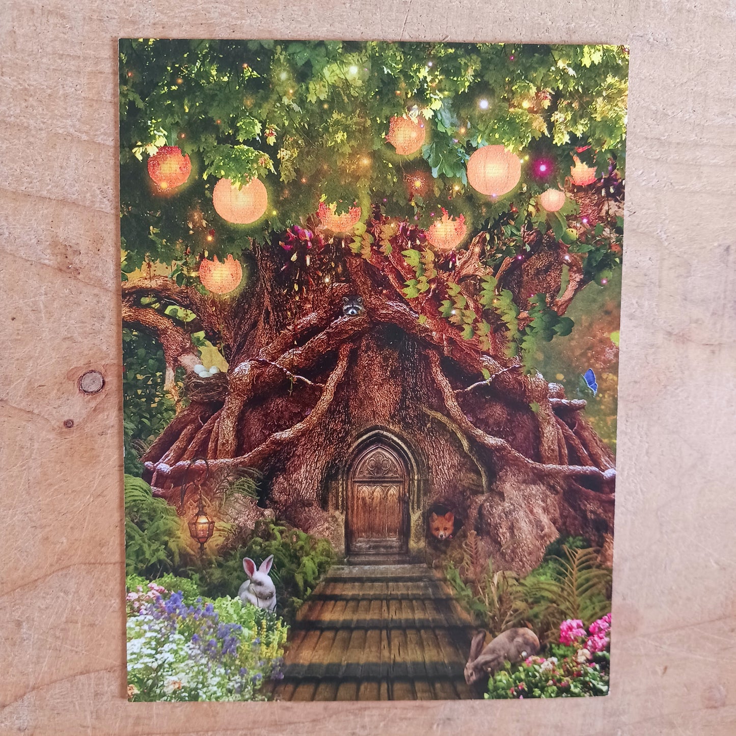 Beautifully illustrated inspiring Birthday card that comes with an yellow envelope. Each card also has faint artwork inside.