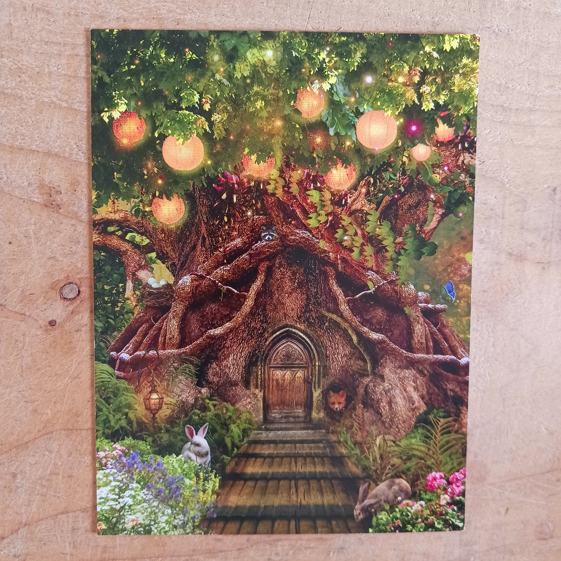 Beautifully illustrated inspiring Birthday card that comes with an yellow envelope. Each card also has faint artwork inside.