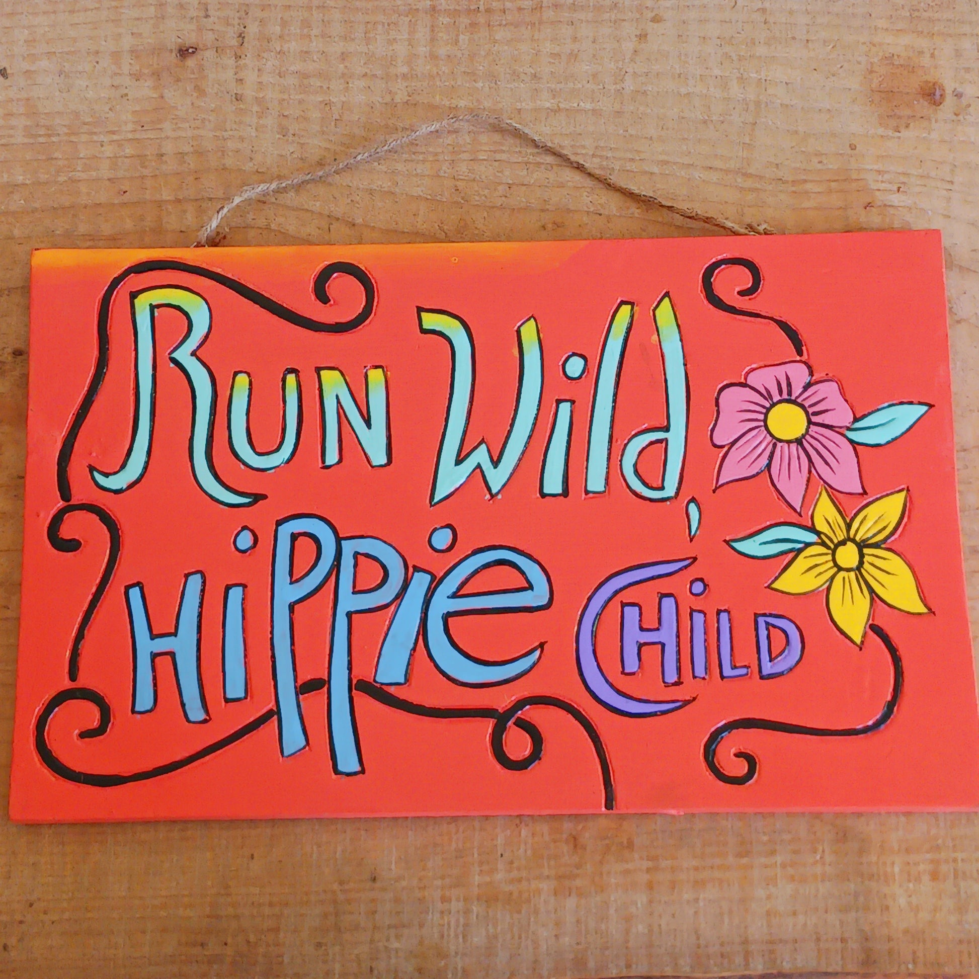 Unleash your free spirit with our Run Wild Sign! Designed to bring bright energy and positivity, this boho-inspired wall décor adds a touch of adventure to any space. Whether for your living room, bedroom, or office, it serves as a daily reminder to embrace freedom and live life to the fullest. Perfect for free spirits, dreamers, and anyone who loves uplifting, motivational art.