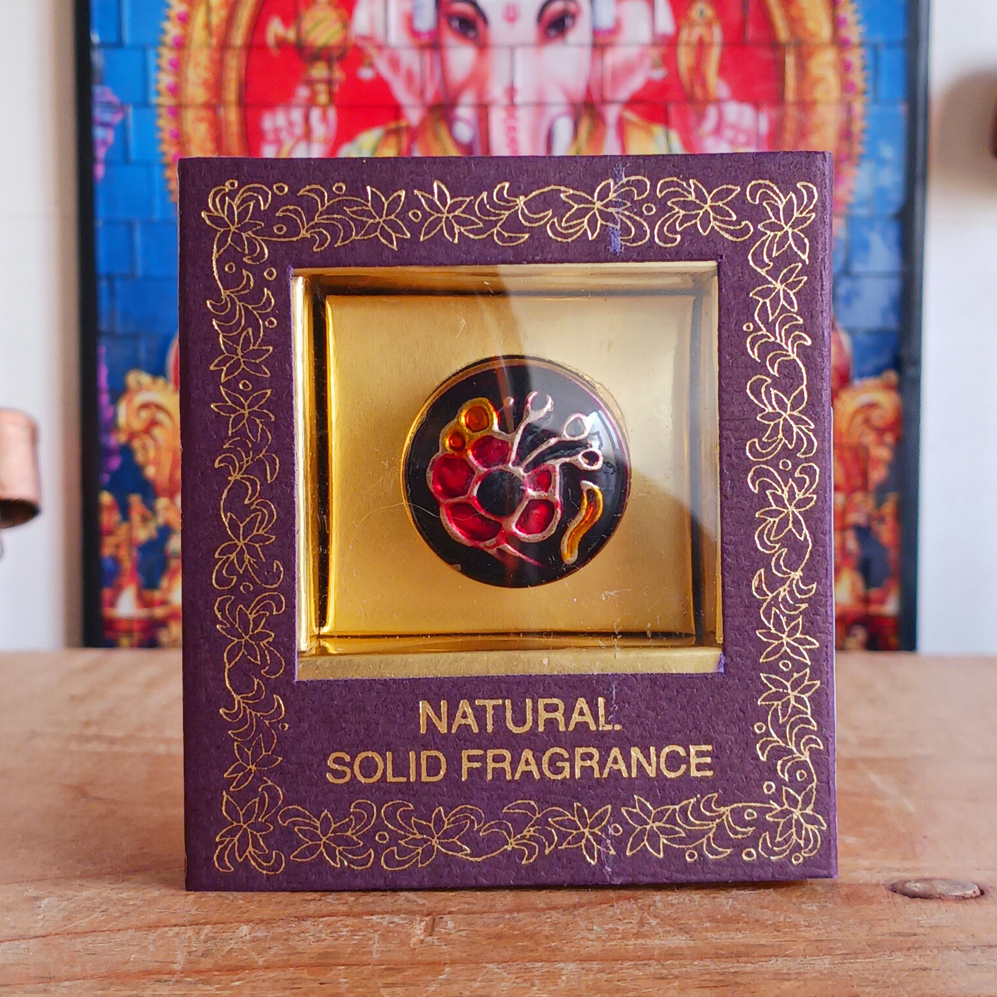 Experience the timeless beauty of rose with Song of India Natural Solid Rose Fragrance Cream/Rock Perfume. Crafted using traditional Ayurvedic methods, this long-lasting aroma cream is made from pure essential oils extracted from flowers, roots, and wood.