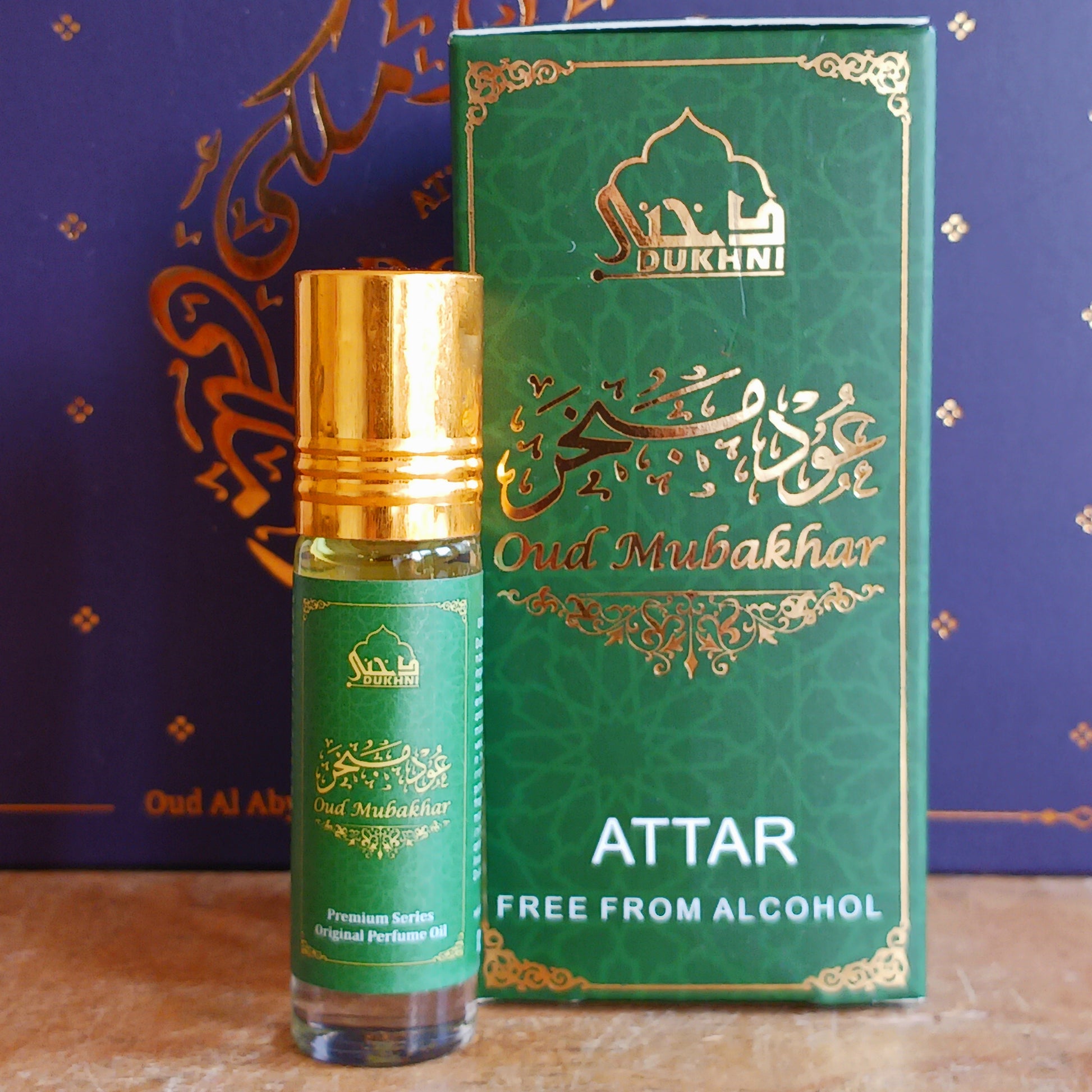 Discover the timeless luxury of the Royal Oud Attar Perfume Oil Set, featuring three exquisite 6ml alcohol-free fragrance oils inspired by the rich traditions of Arabian perfumery. Crafted from highly concentrated perfume oils, these premium attars offer a long-lasting scent that develops naturally on the skin, creating a deeply personal fragrance experience.