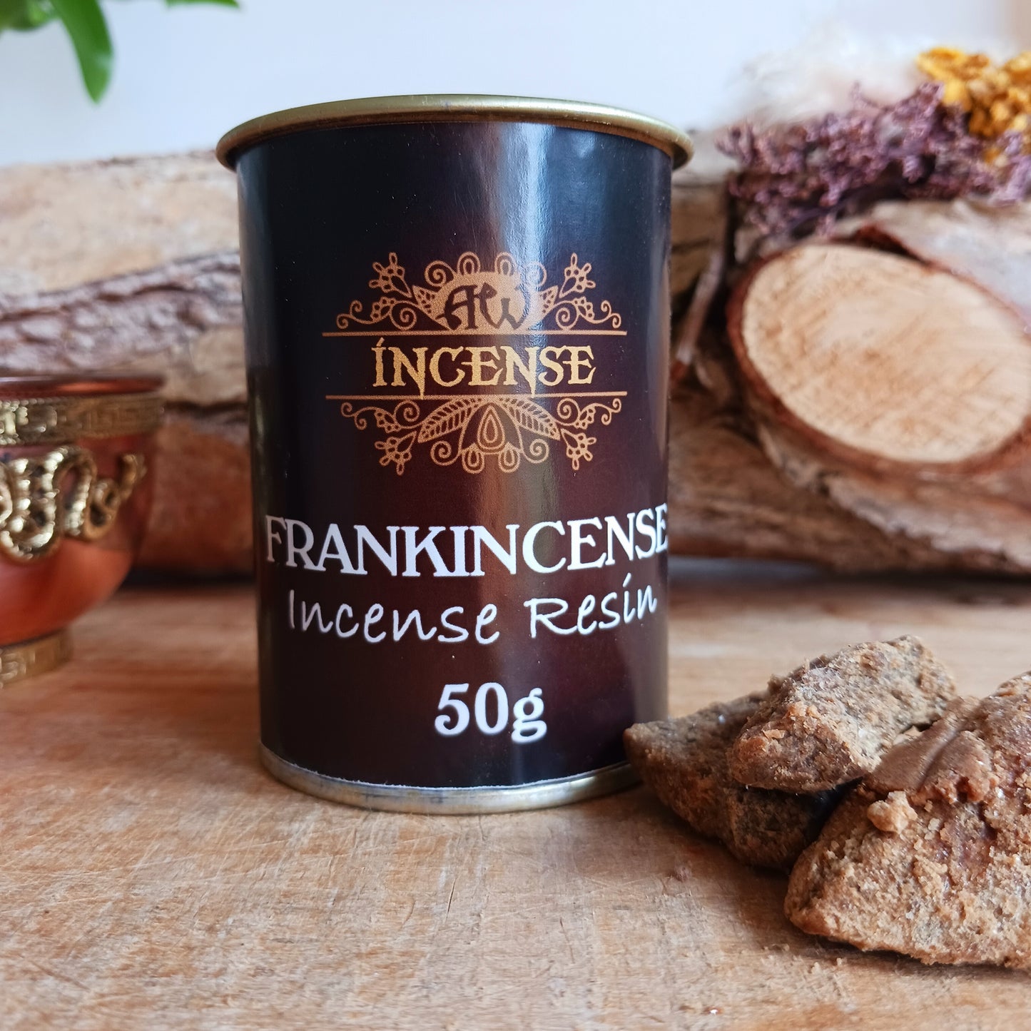 This 50g tub of Frankincense Resin offers enough for many rituals, meditations, and blessings. When placed upon glowing charcoal, it releases a rich, citrusy, and balsamic fragrance that fills your space with an uplifting and protective presence.