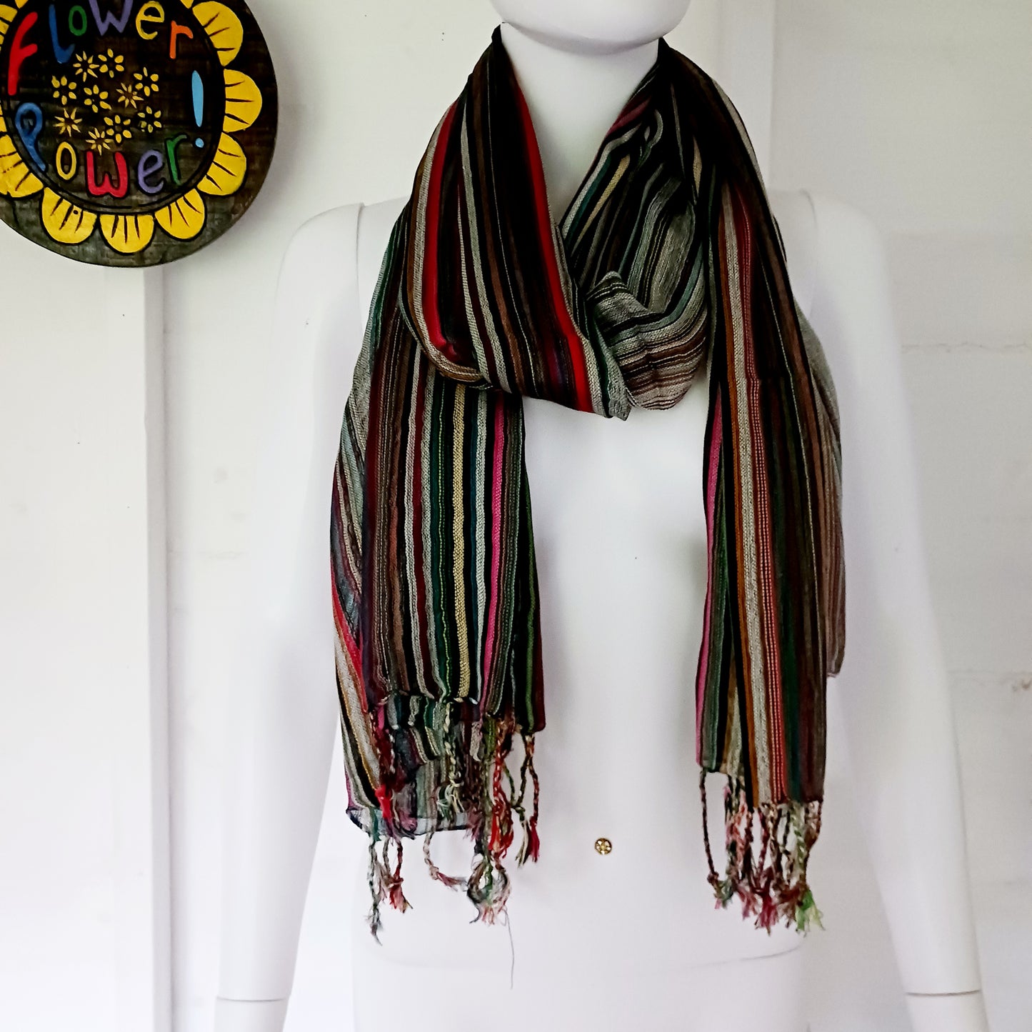 Step into the realm of bohemian allure with these stunning Large Indian Boho Scarves. Handcrafted with care, each scarf showcases eye-catching patterns inspired by nature, bringing a sense of freshness and free-spirited style to any outfit.