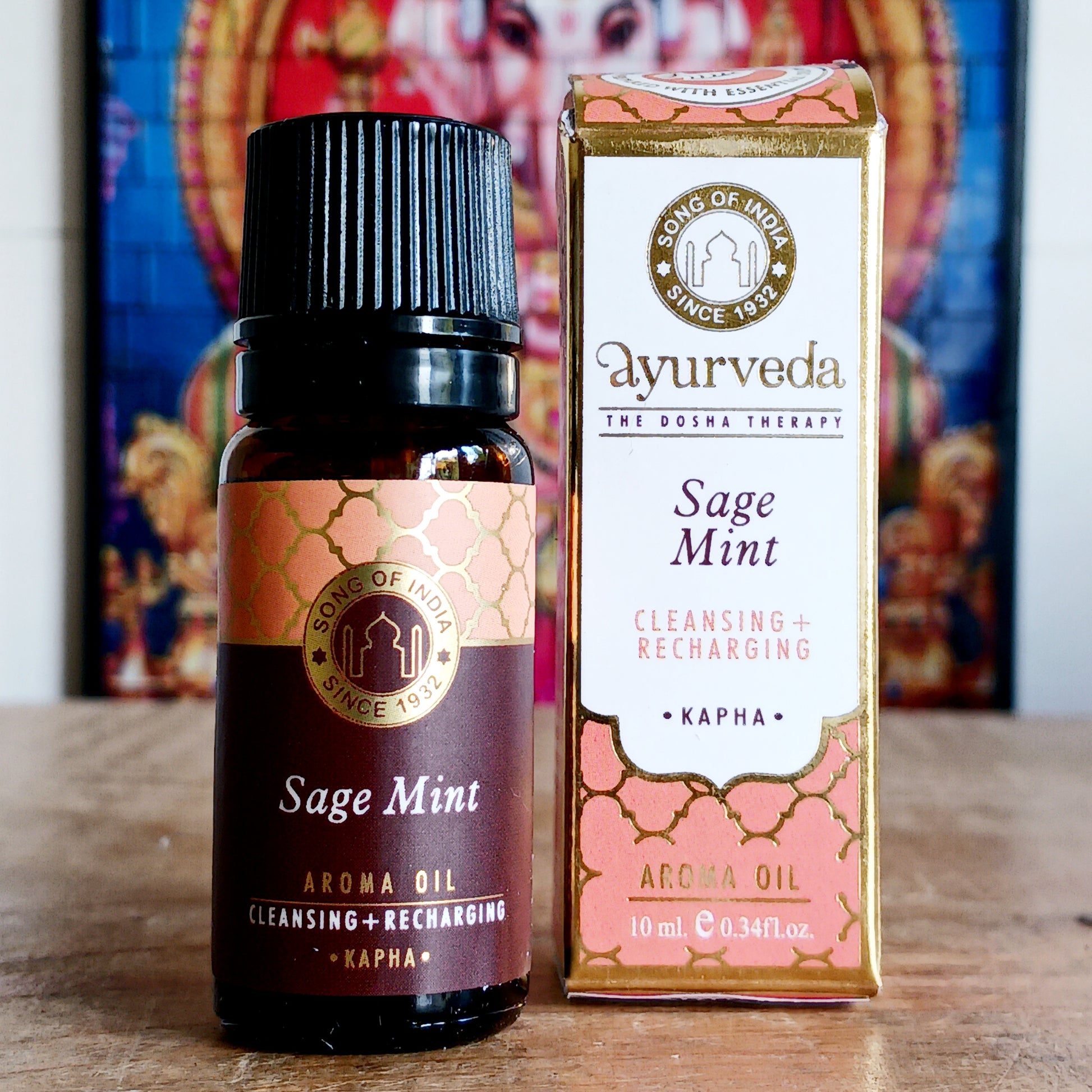 Experience the soothing essence of Song of India Ayurveda Aroma Oil, crafted with natural essential oils to refresh and rejuvenate your mind, body, and soul. Each fragrance is carefully blended to balance your senses and purify your surroundings.