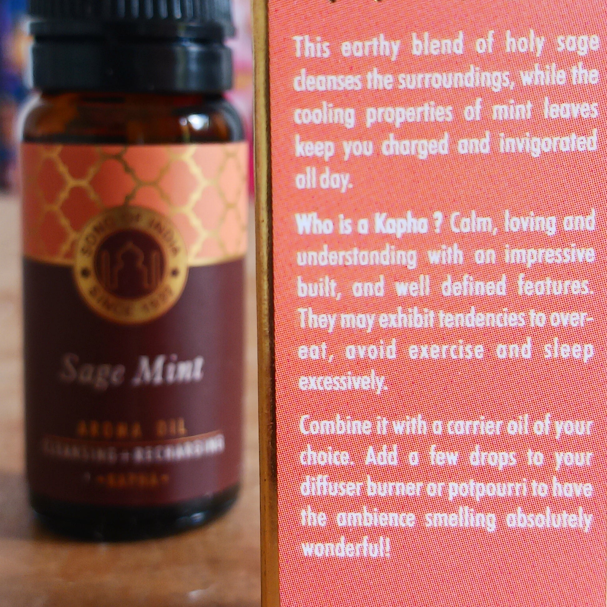 Experience the soothing essence of Song of India Ayurveda Aroma Oil, crafted with natural essential oils to refresh and rejuvenate your mind, body, and soul. Each fragrance is carefully blended to balance your senses and purify your surroundings.