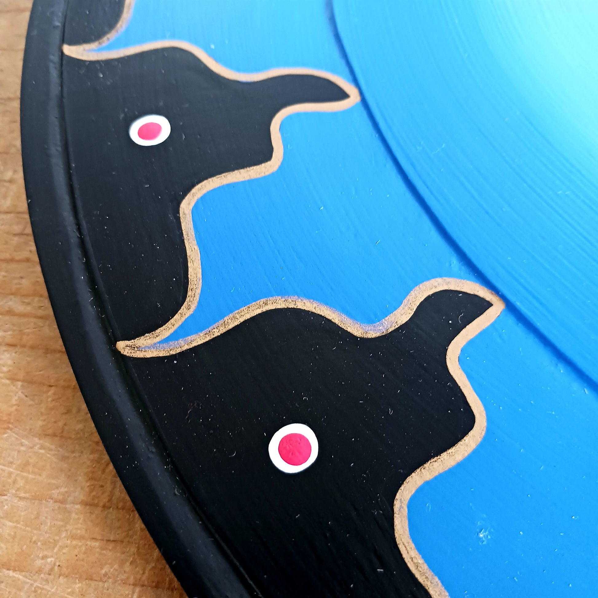 Transform your space with the enchanting Dark &amp; Light Moon Mirror. Designed with a striking dark blue and black painted wooden frame, this mirror blends whimsy and mystery to create an eye-catching focal point in any room. Perfect for adding a dreamy, celestial vibe, it reflects light beautifully while inspiring imagination and creativity.