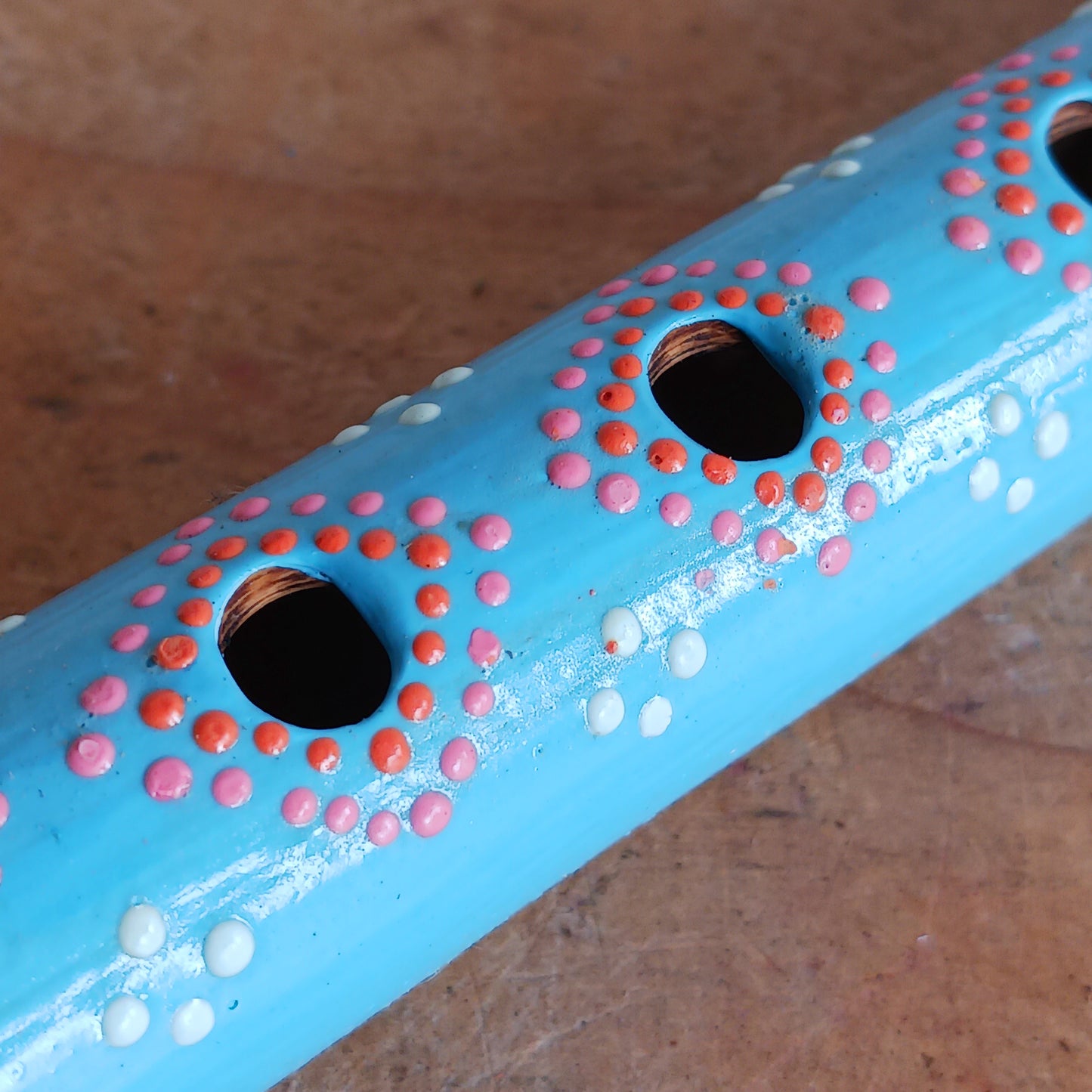Introduce your little ones to the joy of music with these handcrafted pastel bamboo flutes. Available in three pretty colours, these fair trade instruments are an affordable and eco-friendly way to spark creativity, encourage musical play, and provide a delightful alternative to screen time. Each flute is carefully made from natural bamboo and hand-painted by skilled artisans, making every piece unique. Perfect as a gift or as a fun addition to your child’s toy collection.