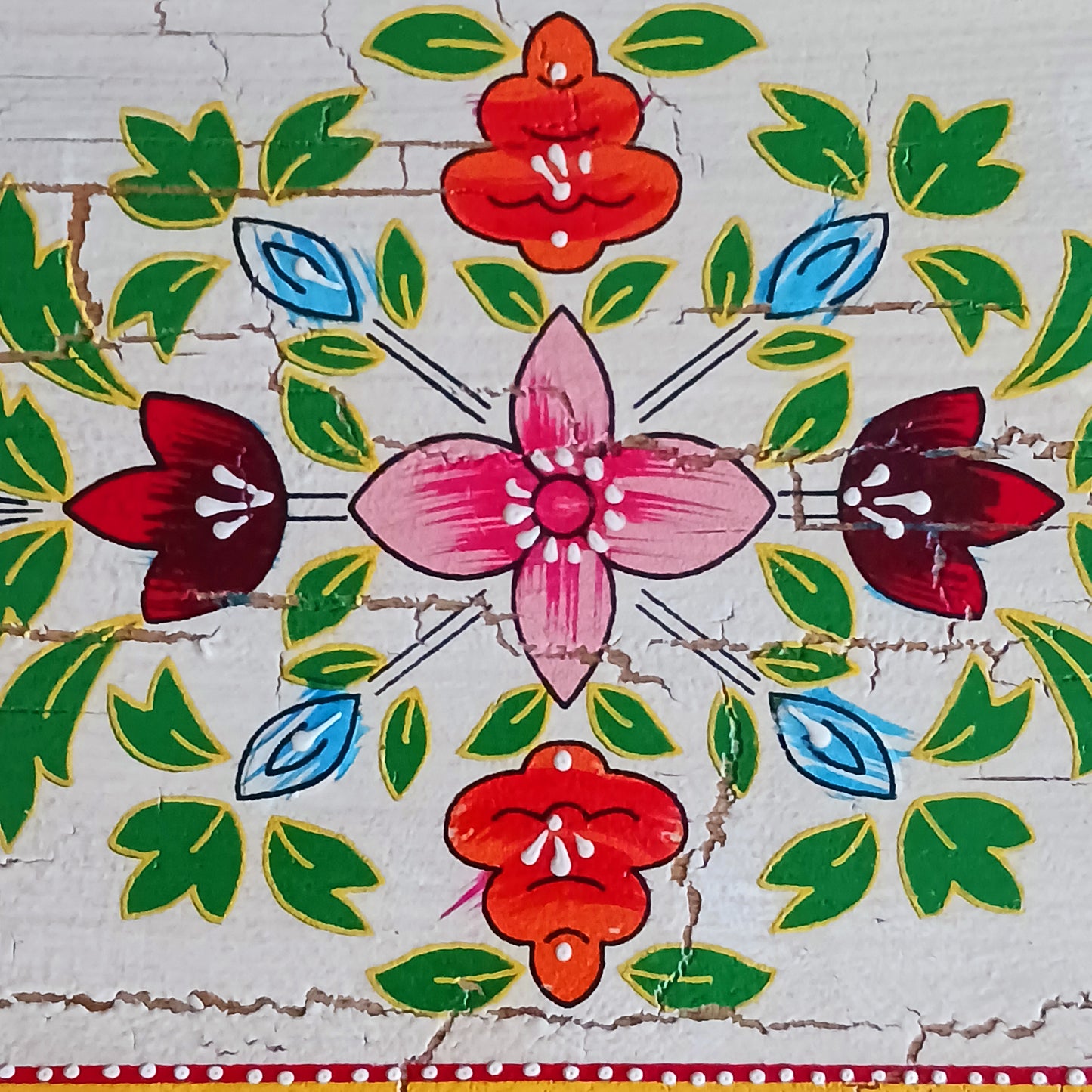 Elevate your home décor with the Zaha Large Decorative Box, a beautifully handcrafted storage piece made from sustainable mango wood. Expertly handmade and artistically hand-painted, this stunning box features intricate floral detailing on the lid and is finished with an elegant gold-coloured knob for a refined touch.