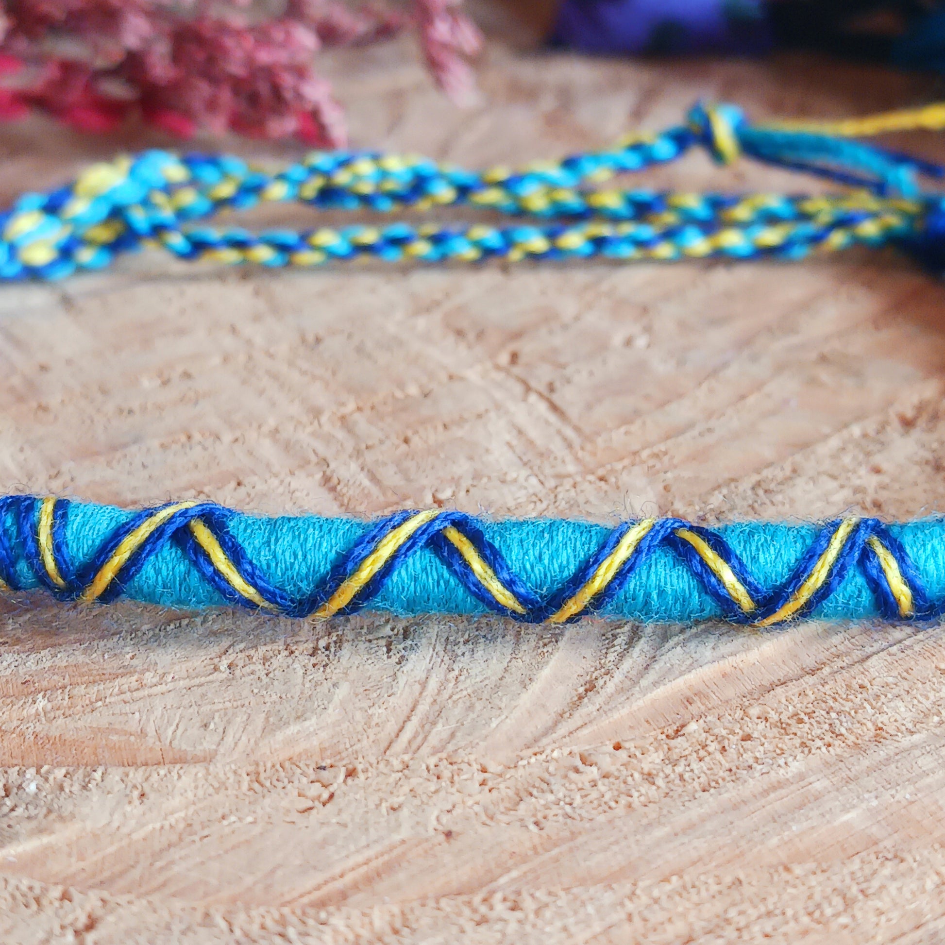 Add meaning and colour to your everyday style with these beautifully handcrafted Thai friendship bracelets. Featuring vibrant crisscross woven designs, each bracelet is a symbol of connection, kindness, and heartfelt wishes.
