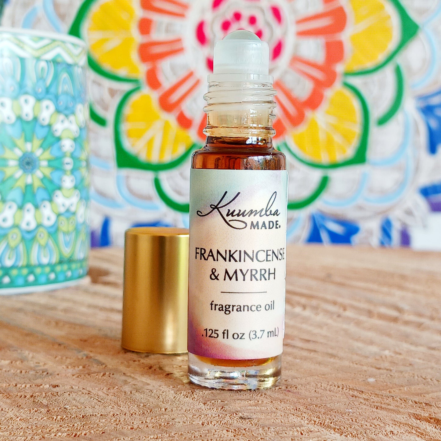 This wonderful Frankincense and Myrrh fragrance is rich, warm and delicately sweet with sandalwood and cinnamon undertones.  An exquisite balance of ancient aromatic resins.