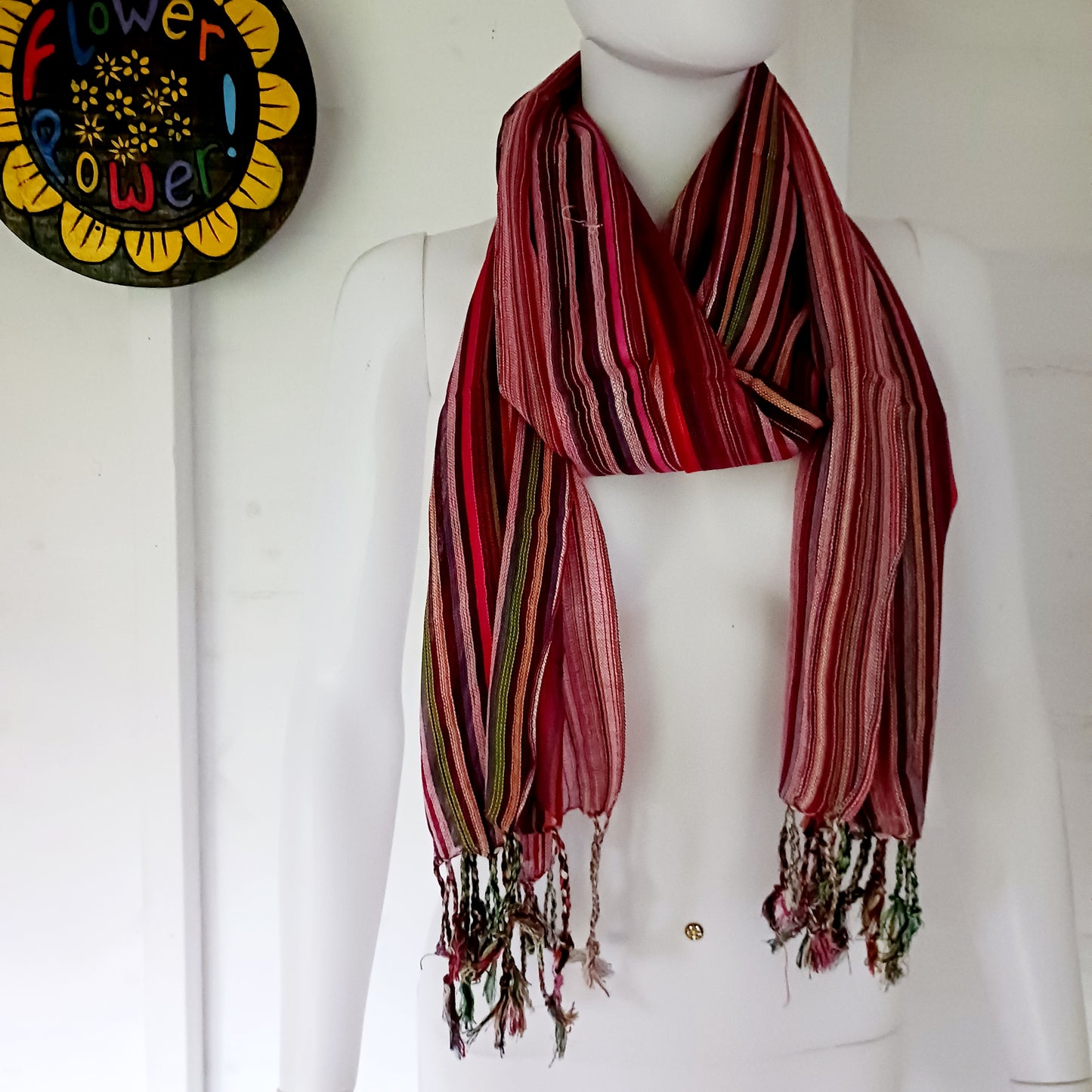 Step into the realm of bohemian allure with these stunning Large Indian Boho Scarves. Handcrafted with care, each scarf showcases eye-catching patterns inspired by nature, bringing a sense of freshness and free-spirited style to any outfit.