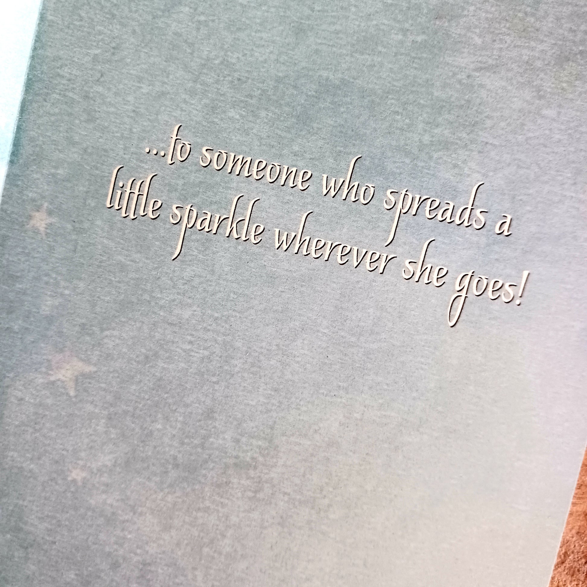 Beautiful Moon card for birthdays.