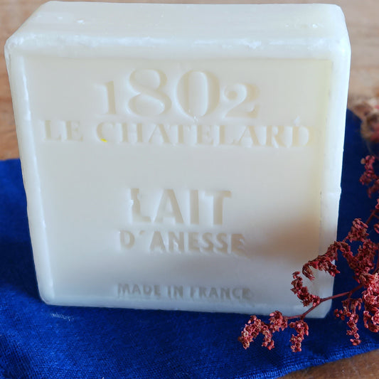 Experience the timeless tradition of French soap-making with our Natural Marseille Donkey Milk Soap. Handcrafted without palm oil, this gentle soap is enriched with soothing donkey milk and nourishing oils—olive, coconut, and sweet almond—to leave your skin soft, hydrated, and refreshed. Perfect for both sensitive and normal skin types.