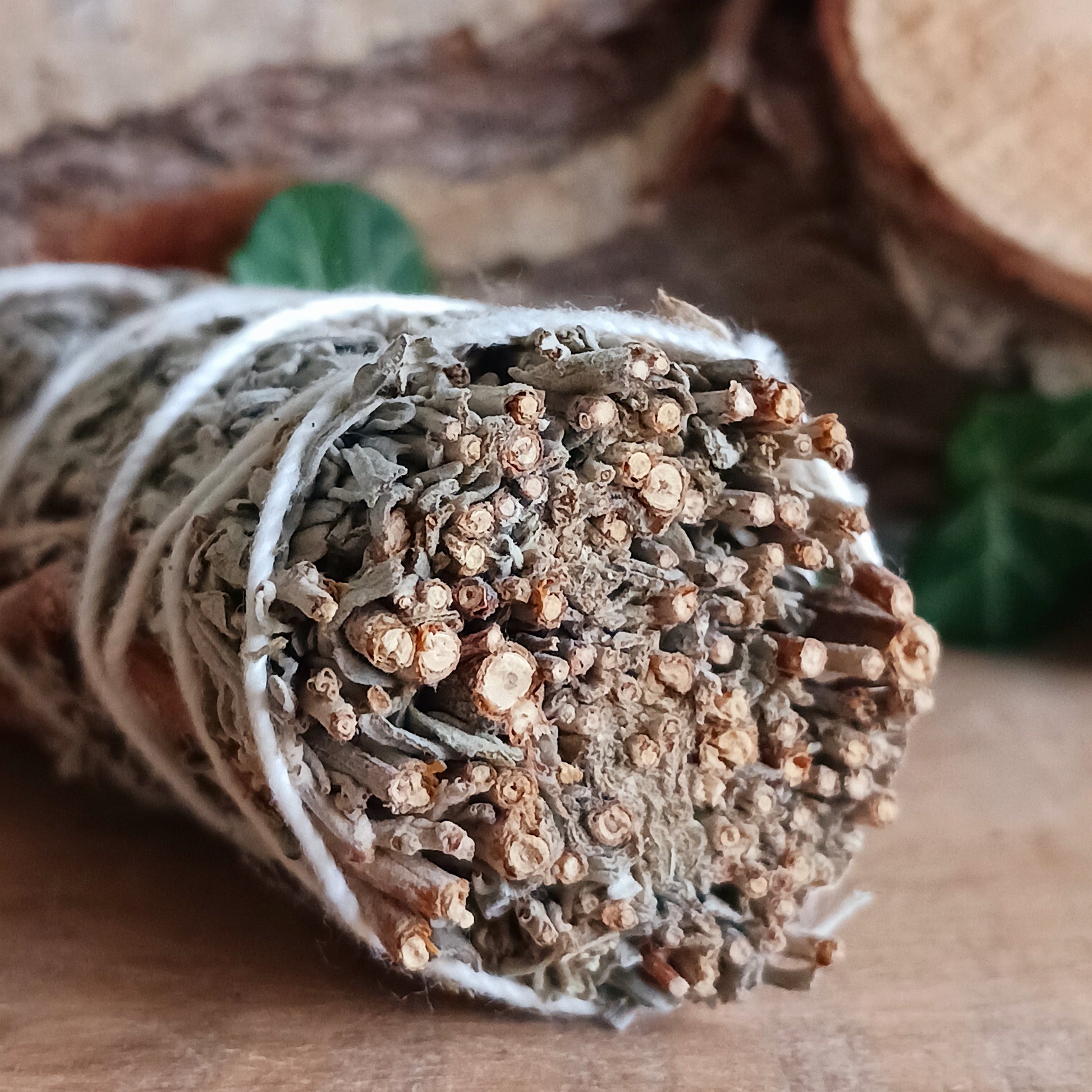 Bring balance, clarity, and positive energy into your space with our Blue Sage Smudge Stick (10cm). Traditionally used in cleansing rituals, Blue Sage—often referred to as Grandmother Sage—has long been valued for its ability to purify environments and promote calm, peaceful energy.