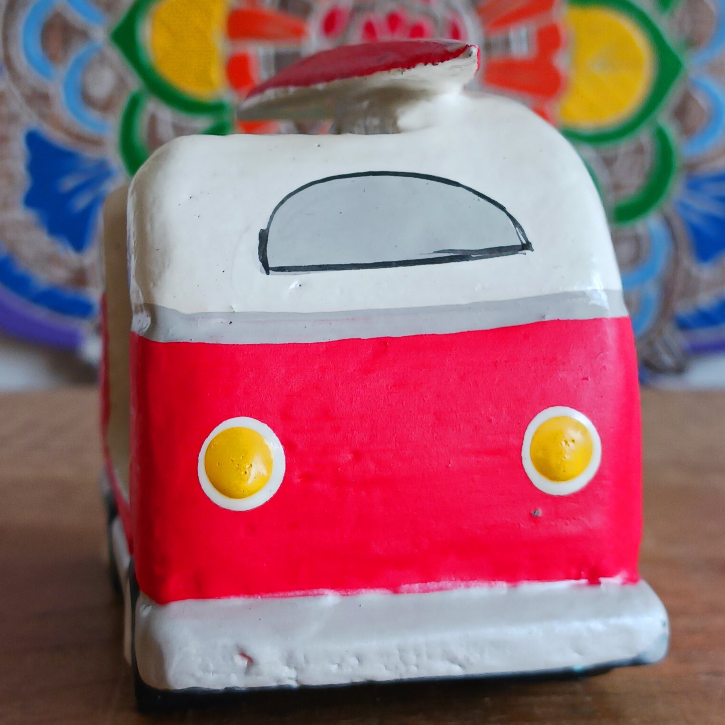 Bring the feeling of endless summer into your space with this cute red and white Camper & Surfboard Perpetual Calendar. Featuring a retro-inspired camper with a surfboard on top, this design captures the spirit of freedom, adventure, and life on the open road.