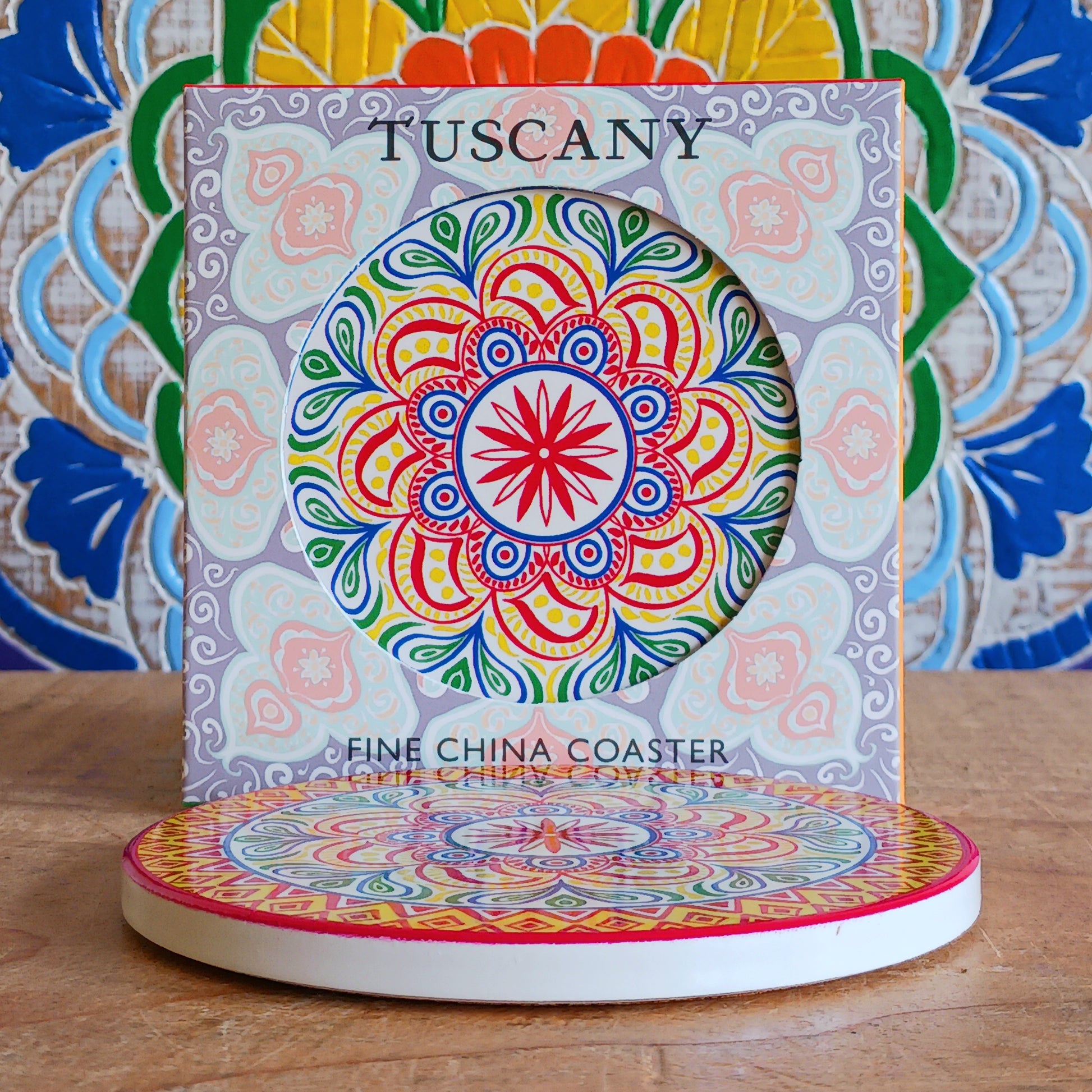 Add a touch of Mediterranean charm to your home with these elegant Ceramic Tuscany Coasters. Featuring intricate, hand-drawn style patterns inspired by Tuscan artistry, each coaster enhances your space with sophistication and warmth.