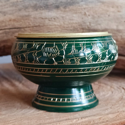 Heart Chakra Resin Incense Burner | Charcoal Jar