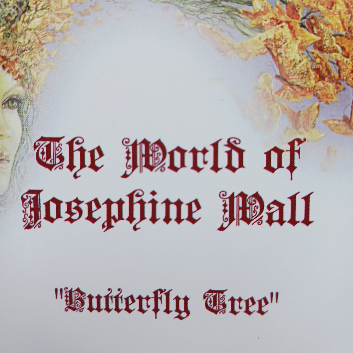 This beautiful greetings card entitled Butterfly Tree is designed by Josephine Wall. The card is blank inside for you to write your own message. Each envelope is decorated with pretty artwork too. Perfect for any occasion.