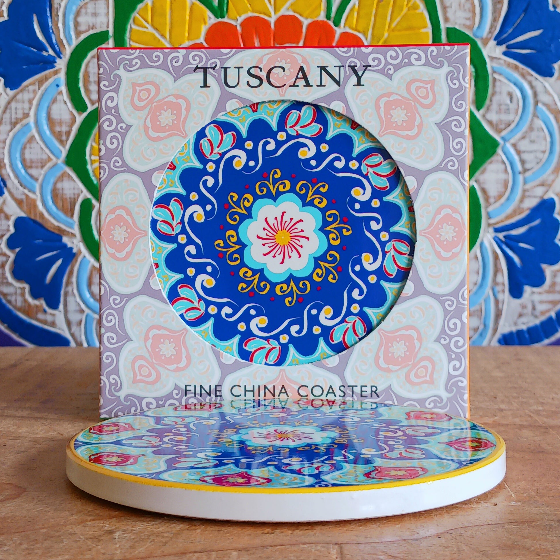 Add a touch of Mediterranean charm to your home with these elegant Ceramic Tuscany Coasters. Featuring intricate, hand-drawn style patterns inspired by Tuscan artistry, each coaster enhances your space with sophistication and warmth.