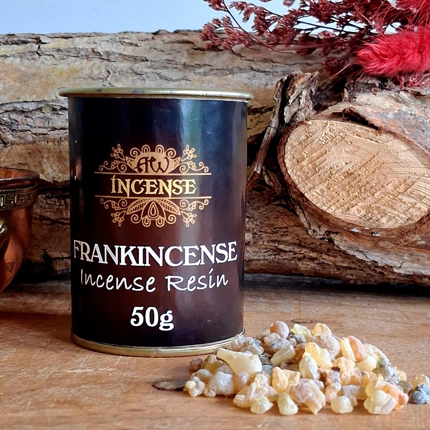 This 50g tub of Frankincense Resin offers enough for many rituals, meditations, and blessings. When placed upon glowing charcoal, it releases a rich, citrusy, and balsamic fragrance that fills your space with an uplifting and protective presence.
