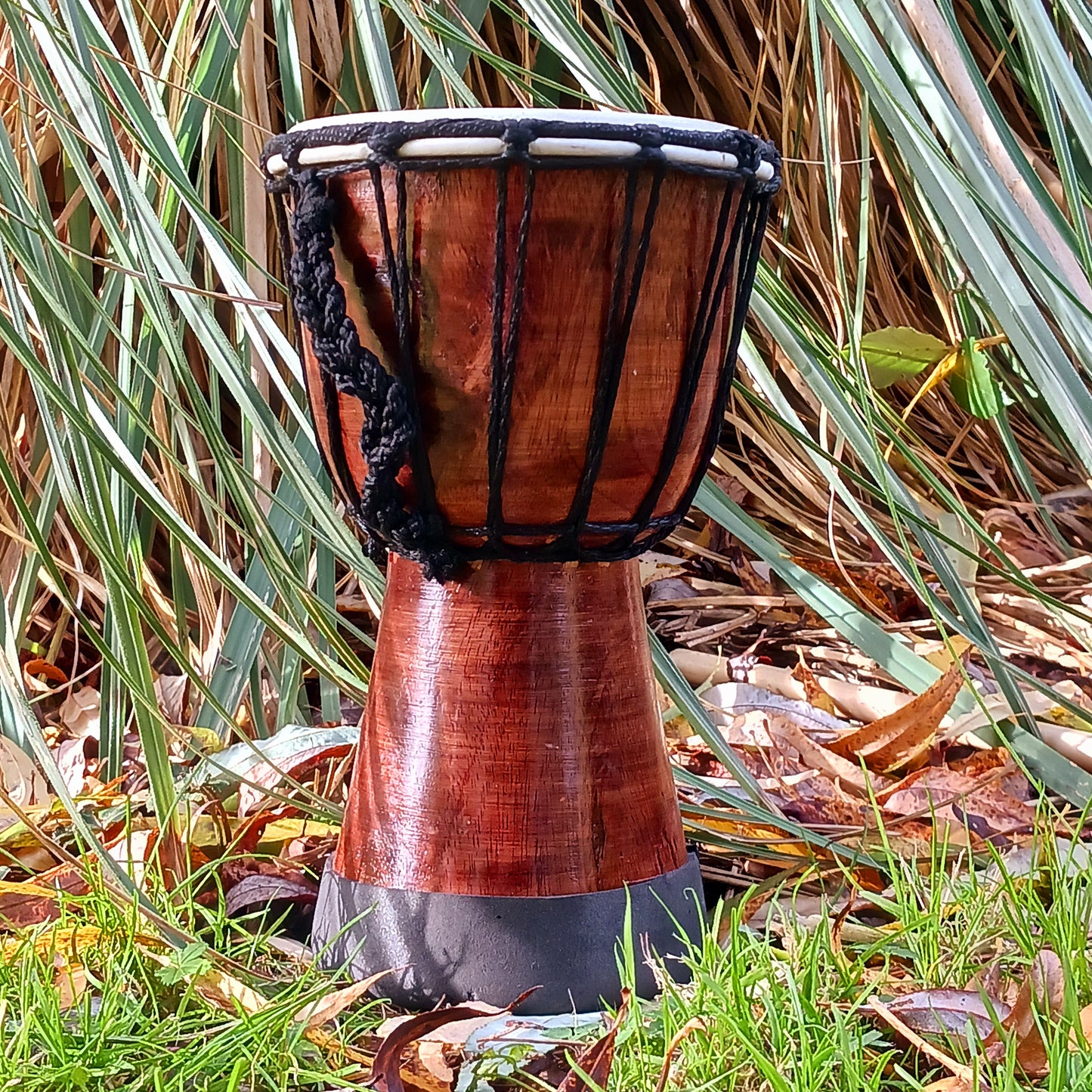 Experience the rhythm of Africa with this Handcrafted Djembe Drum featuring an Elephant design on the skin. Originating from West Africa’s Mali region, the Djembe is celebrated for its goblet shape and rich, resonant tones. Perfect for musicians, collectors, and cultural enthusiasts, this drum delivers deep bass and crisp high notes that capture the spirit of African music.