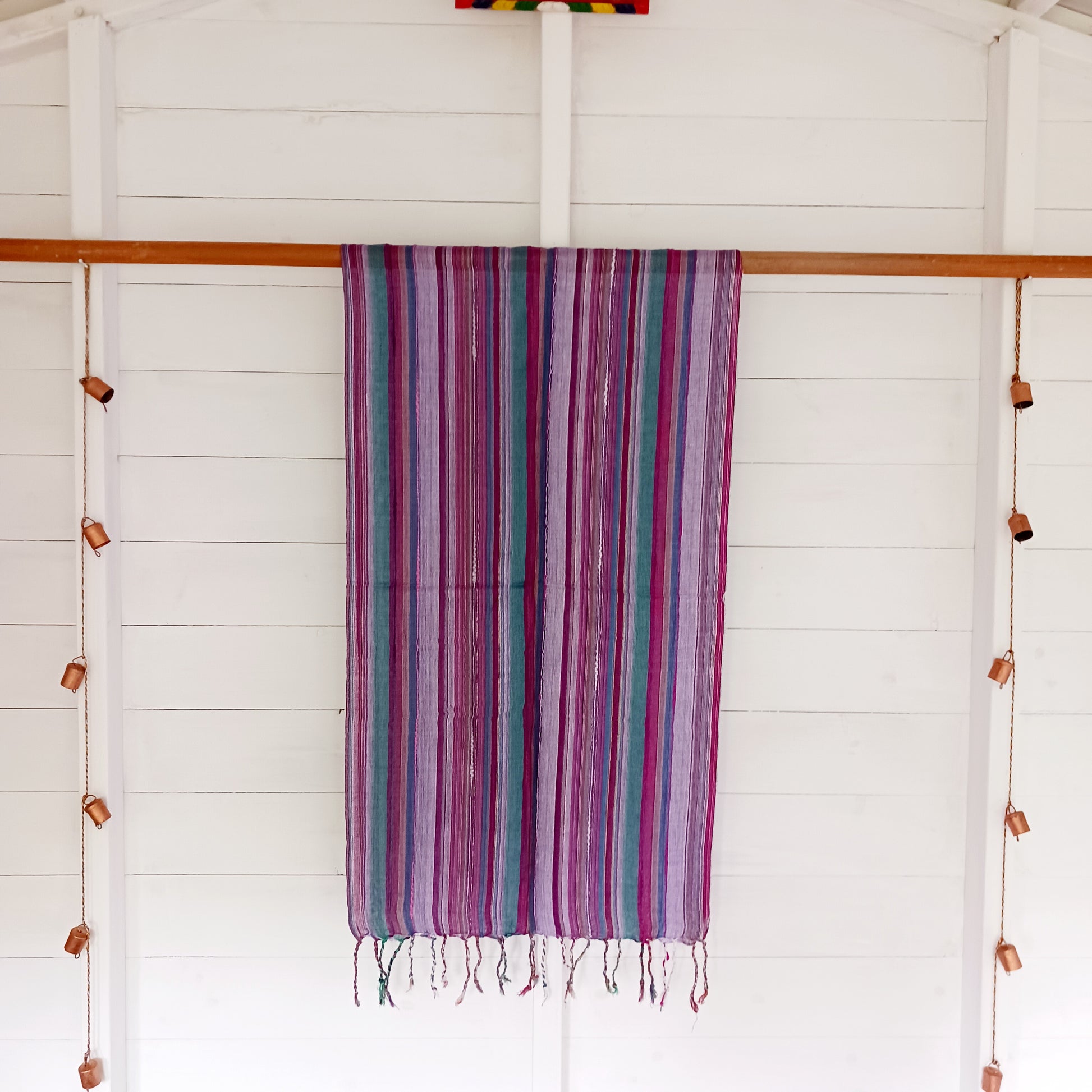 Immerse yourself in the alluring world of bohemian fashion with this delicate Indian Boho Scarf. These scarves capture the essence of India's free-spirited charm, infusing a Boho vibe into your attire. 