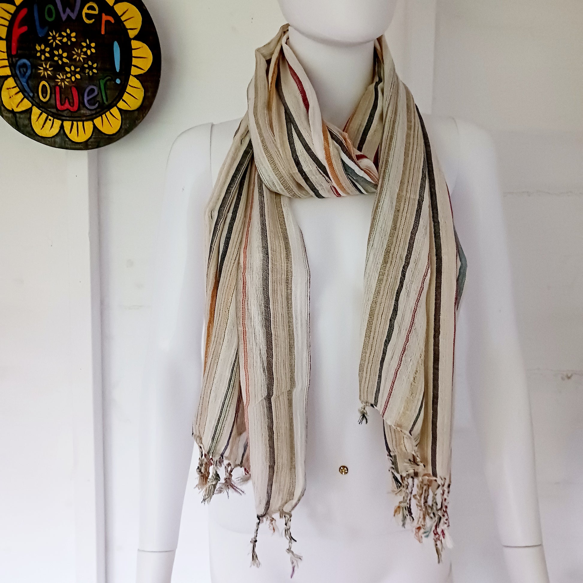 Step into the realm of bohemian allure with these stunning Large Indian Boho Scarves. Handcrafted with care, each scarf showcases eye-catching patterns inspired by nature, bringing a sense of freshness and free-spirited style to any outfit.