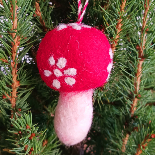Add a pop of whimsy to any space with these Colourful Felt Mushroom Hanging Decorations. Each mushroom is crafted from vibrant, eco-friendly felt and finished with a classic red-and-white hanging thread—perfect for celebrations, playful room décor, or a funky twist on your Christmas tree.