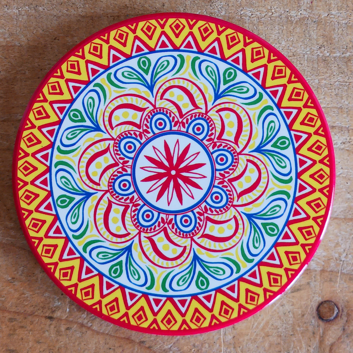 Add a touch of Mediterranean charm to your home with these elegant Ceramic Tuscany Coasters. Featuring intricate, hand-drawn style patterns inspired by Tuscan artistry, each coaster enhances your space with sophistication and warmth.