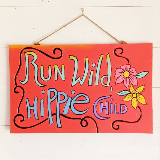 Unleash your free spirit with our Run Wild Sign! Designed to bring bright energy and positivity, this boho-inspired wall décor adds a touch of adventure to any space. Whether for your living room, bedroom, or office, it serves as a daily reminder to embrace freedom and live life to the fullest. Perfect for free spirits, dreamers, and anyone who loves uplifting, motivational art.