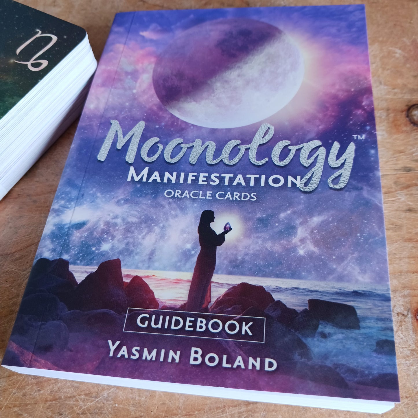 The Moon has been our constant companion for millenia. She encourages us to seize opportunities opening up to us and helps us to release whatever is holding us back. Use these beautiful cosmic oracle cards to boost your manifesting powers and find out how to attract what you most desire in life.