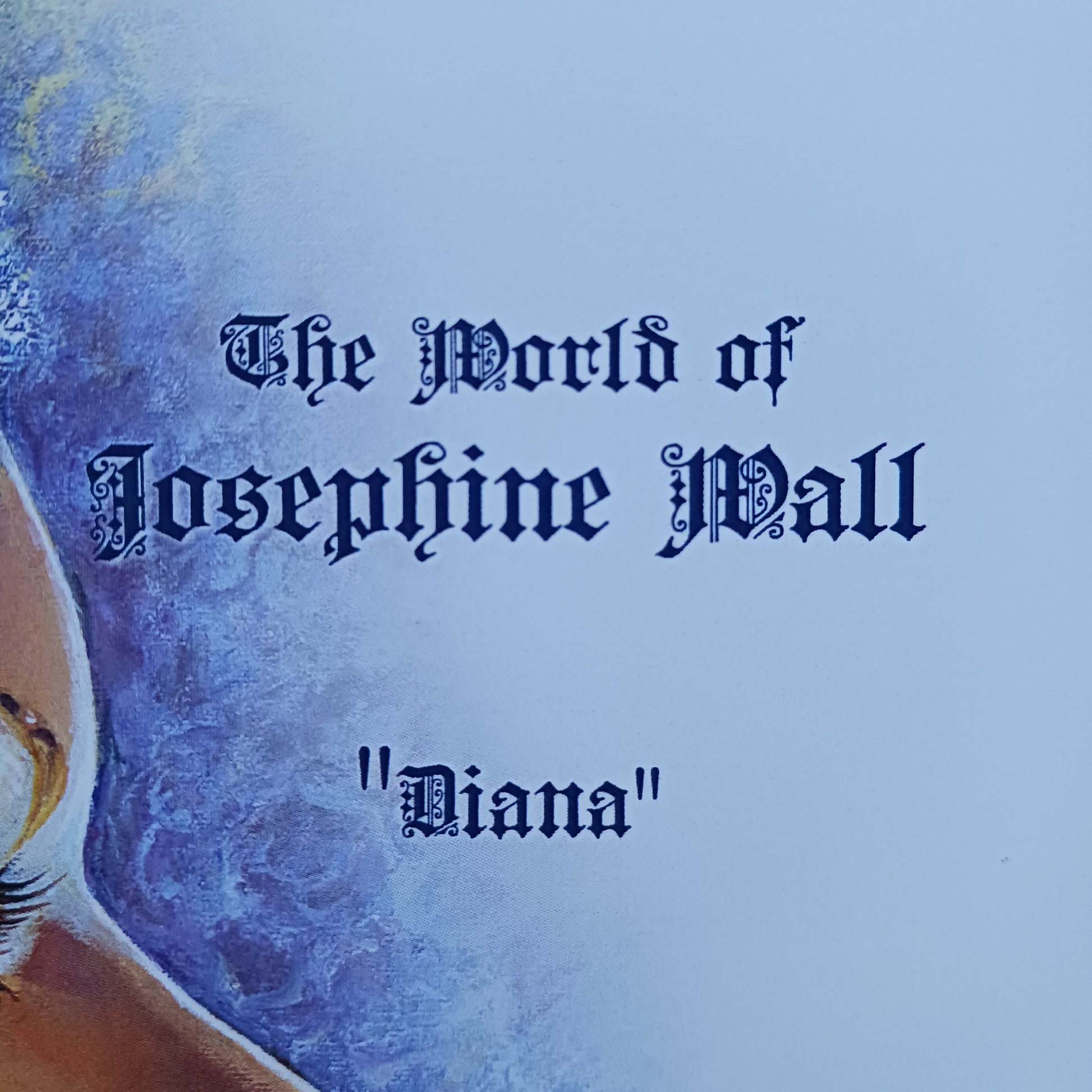 This beautiful greetings card entitled "Diana" is designed by Josephine Wall. The card is blank inside for you to write your own message. Each envelope is decorated with pretty artwork too.  Perfect for any occasion.