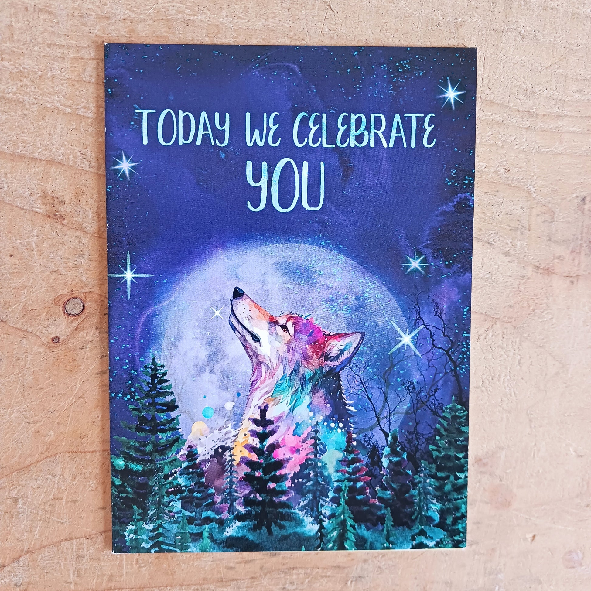Today we celebrate You Birthday Card. Message inside reads:

Your free spirit, sense of adventure, and love of life! Happy Birthday