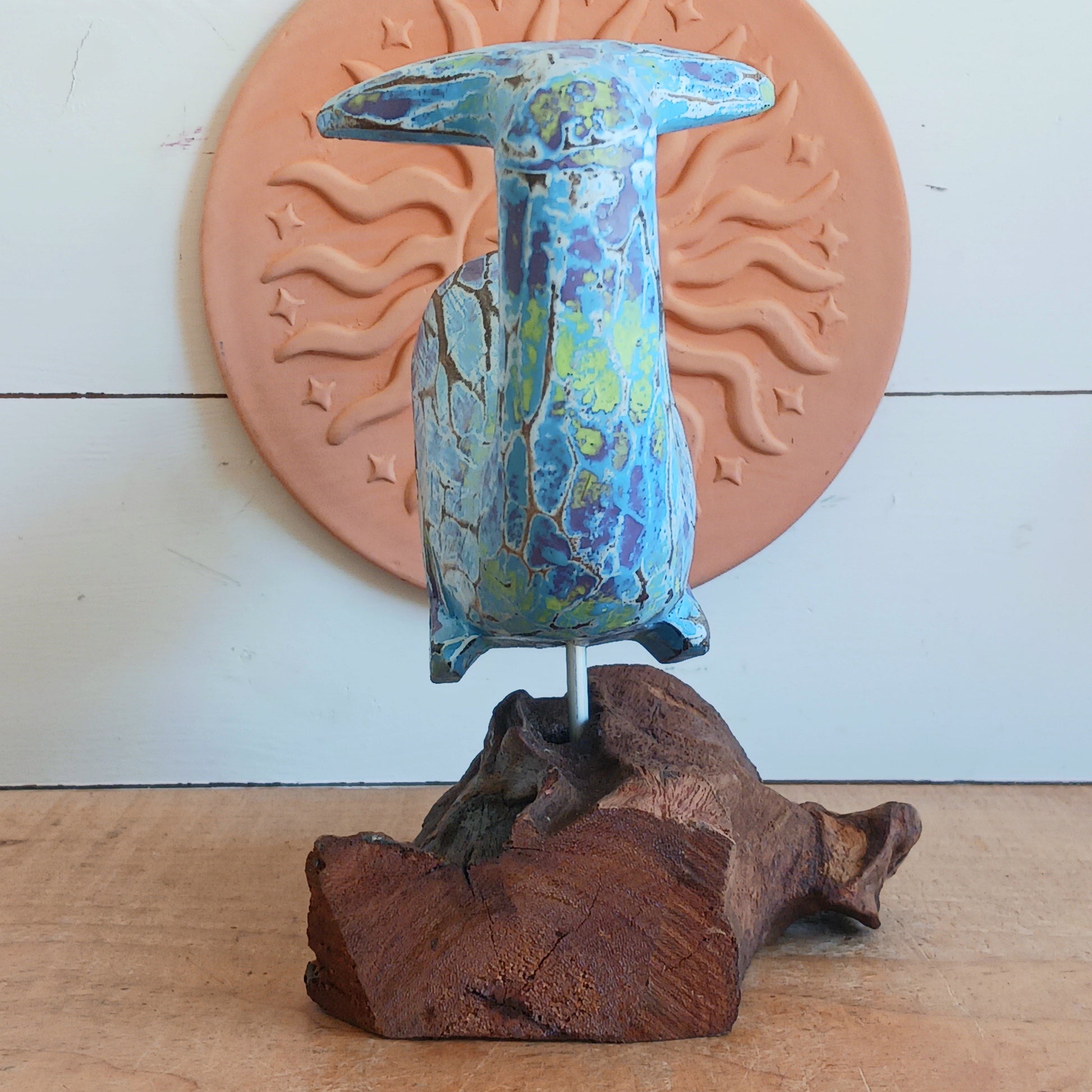 Bring the beauty of the coast into your home with this charming Colourful Wooden Whale. Handcrafted with a rustic finish and vibrant colours, this decorative wooden whale captures the relaxed spirit of seaside living. Whether displayed in a living room, bathroom, hallway, beach house, or coastal-themed space, it adds warmth, character, and nautical charm to your décor.