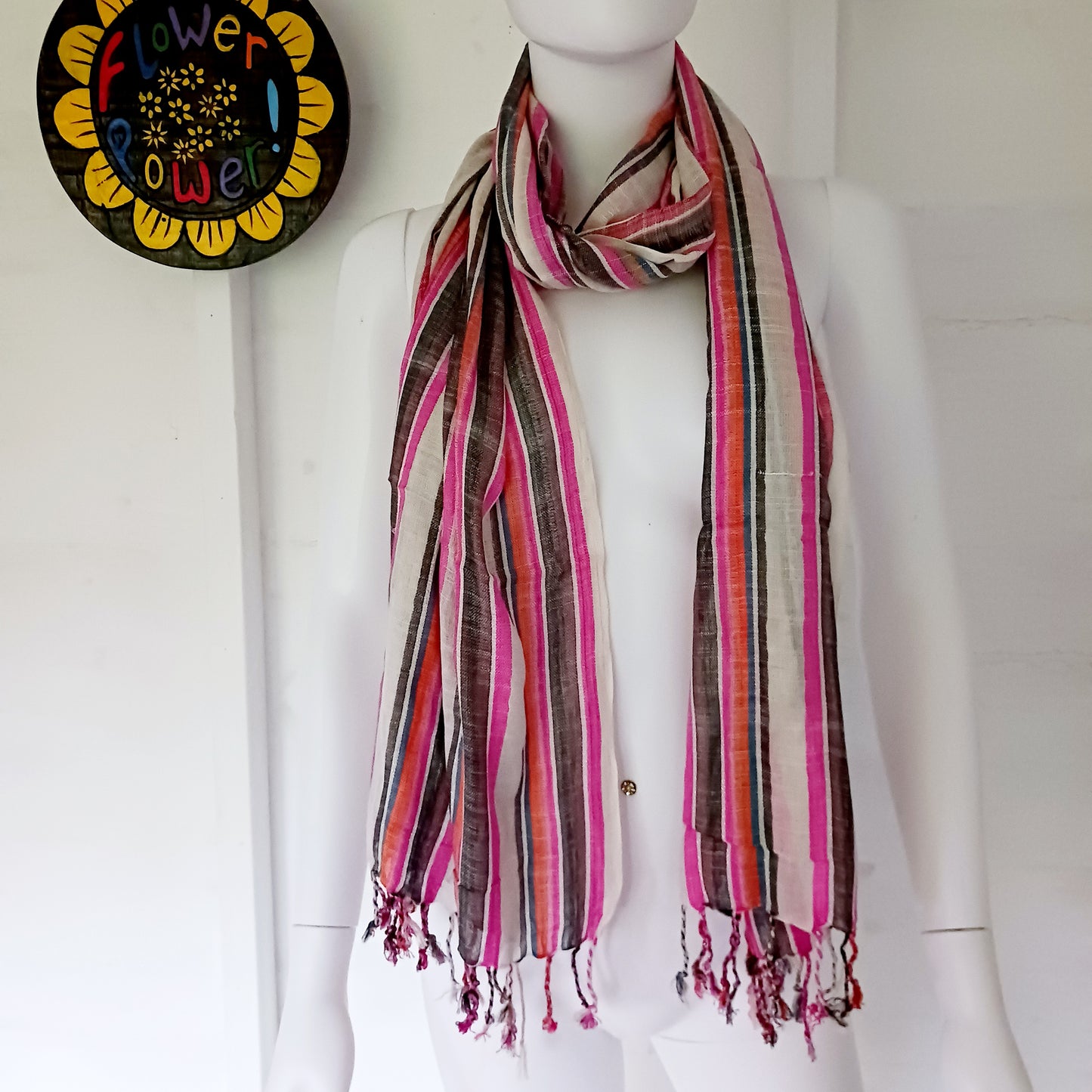 Step into the realm of bohemian allure with these stunning Large Indian Boho Scarves. Handcrafted with care, each scarf showcases eye-catching patterns inspired by nature, bringing a sense of freshness and free-spirited style to any outfit.