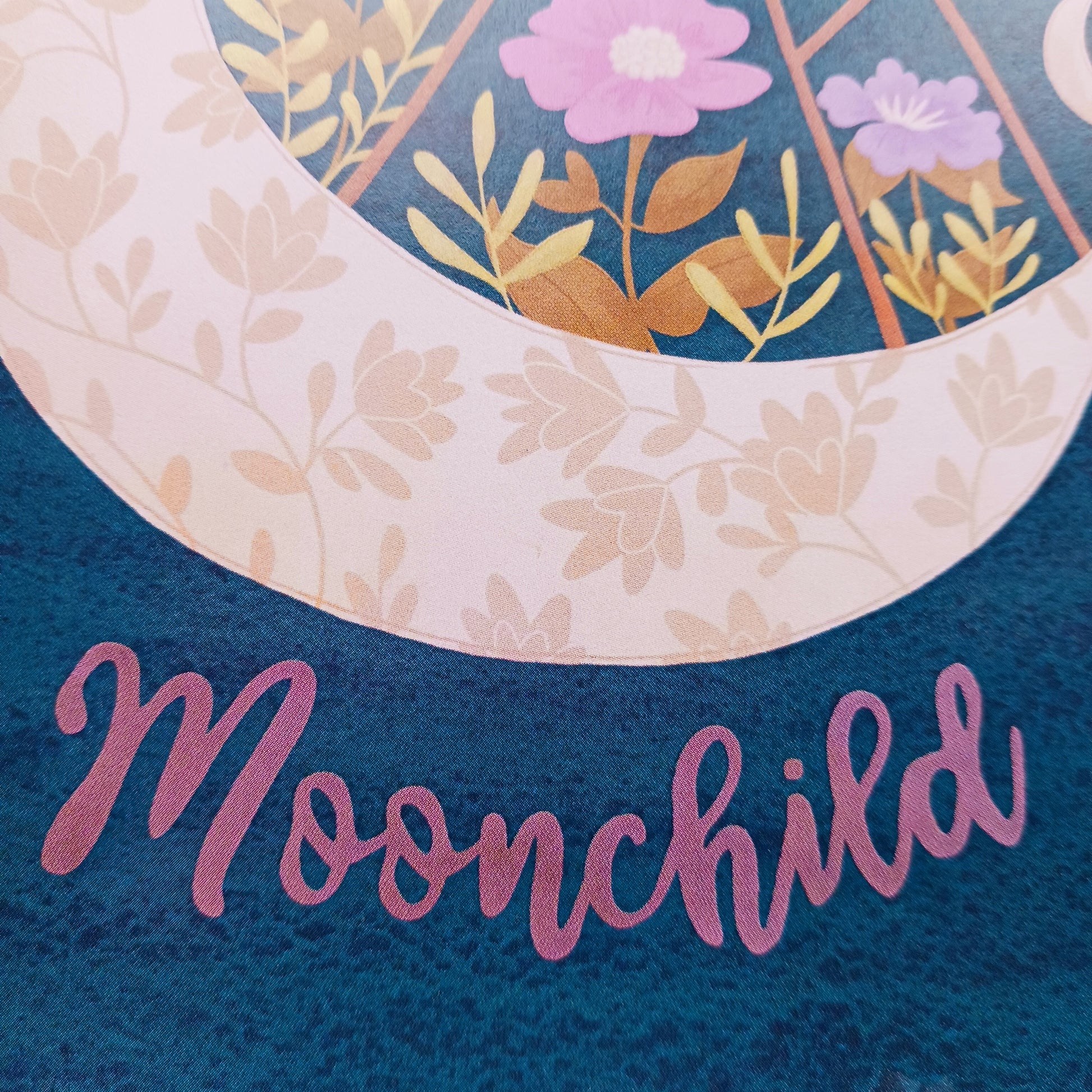 Stay Wild Moonchild friendship and encouragement, all occasion greetings card. This card is blank inside for you to write your own message. It comes with an illustrated envelope. Each card also has faint artwork inside.