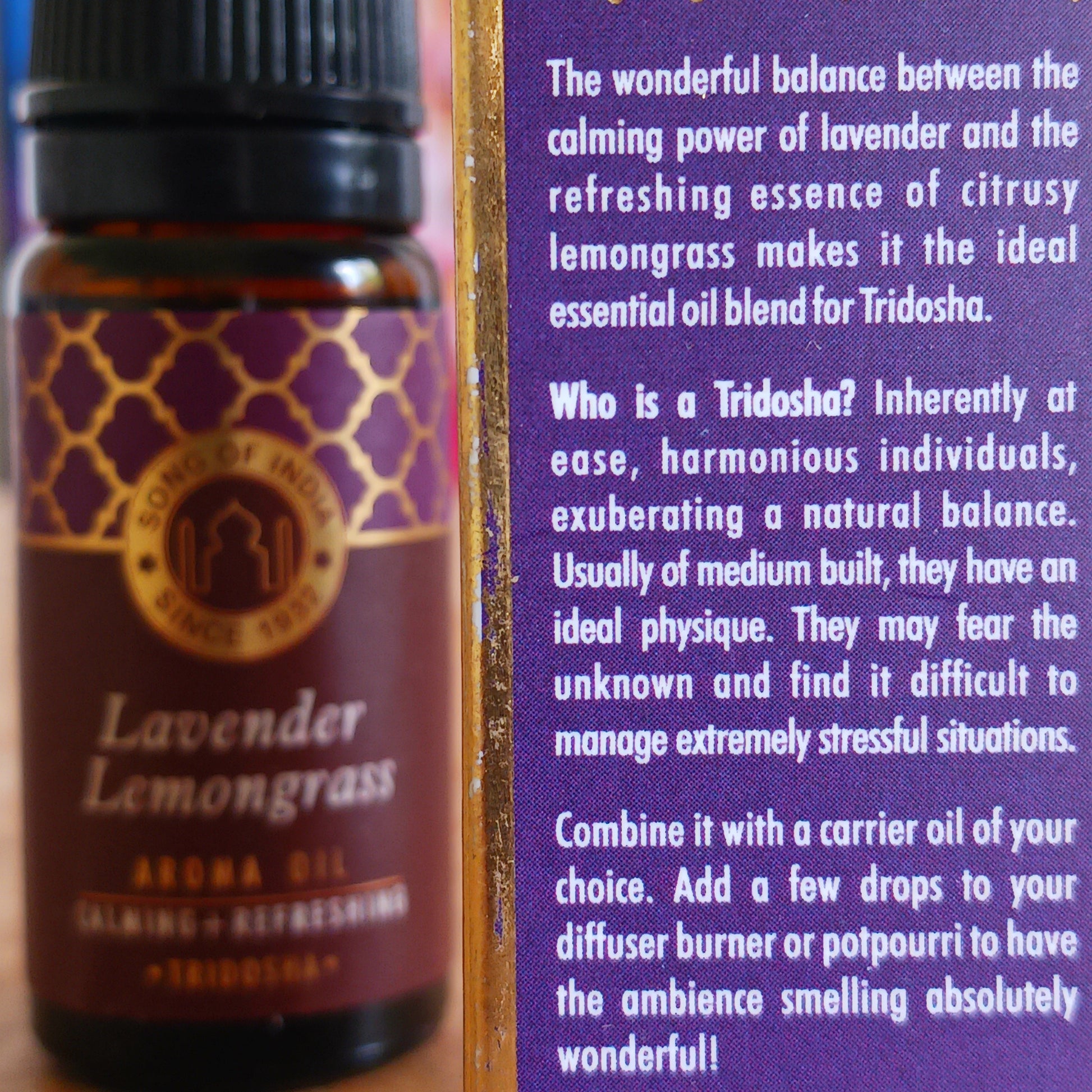 Experience the soothing essence of Song of India Ayurveda Aroma Oil, crafted with natural essential oils to refresh and rejuvenate your mind, body, and soul. Each fragrance is carefully blended to balance your senses and purify your surroundings.